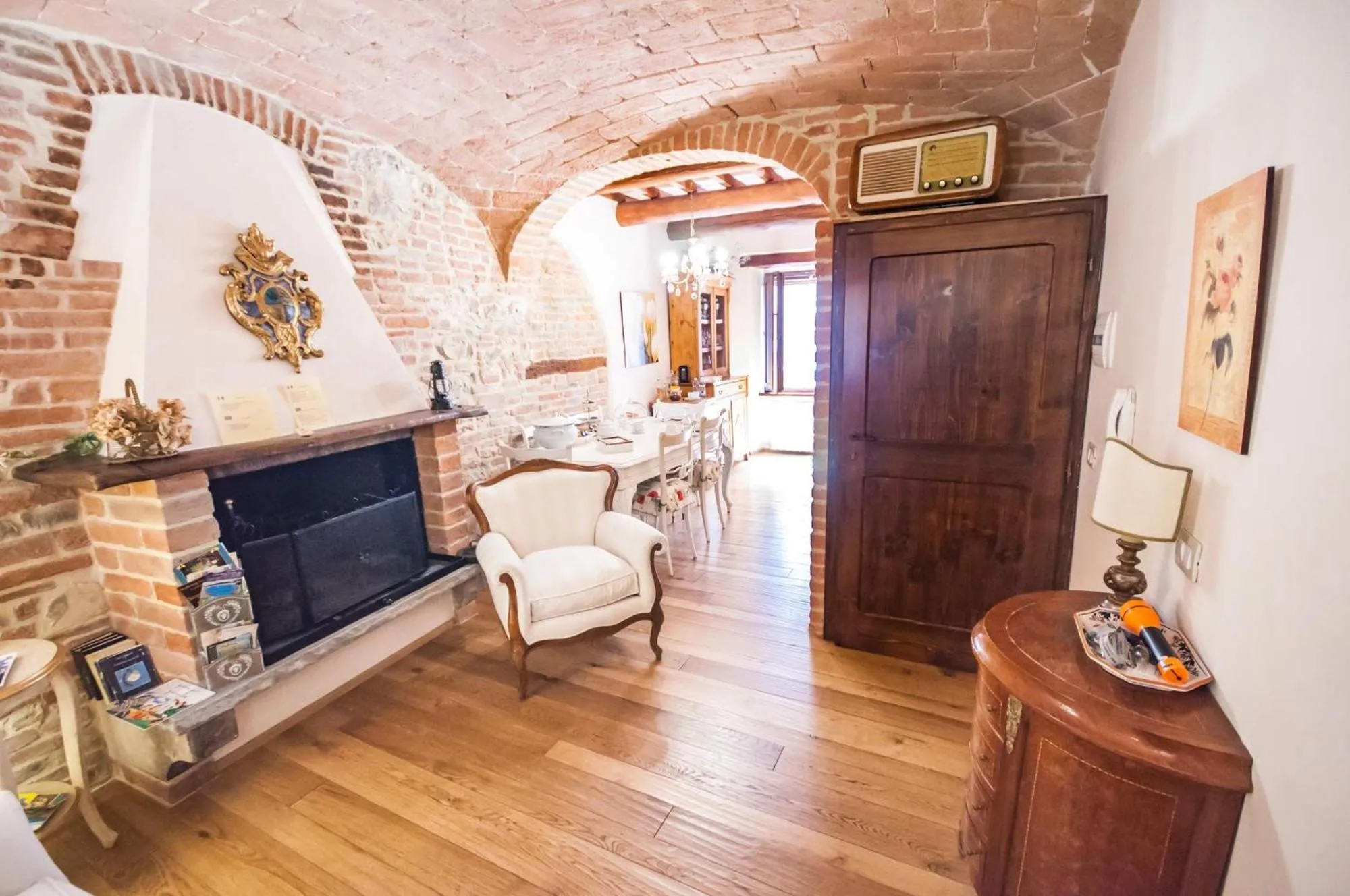 Living room in B&B Antica Gabella