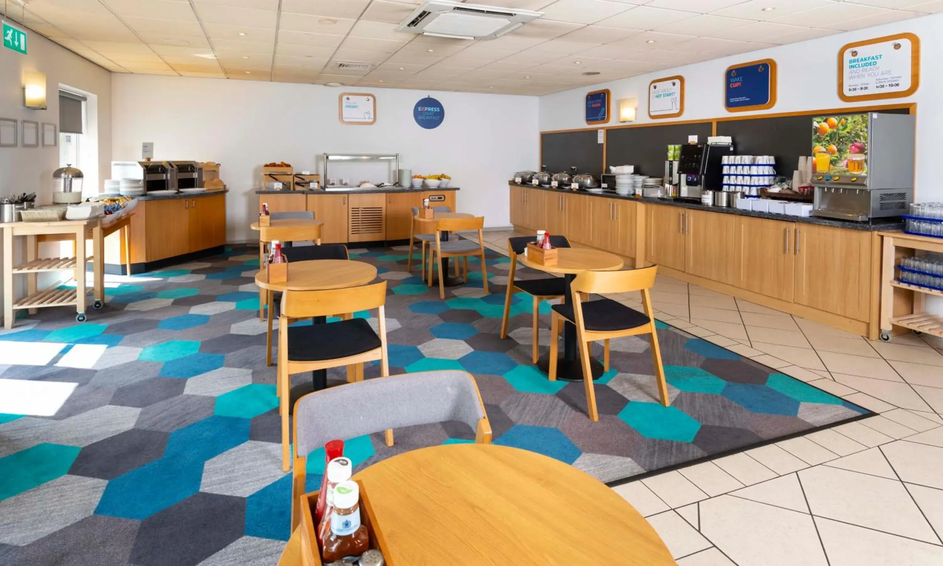 Buffet breakfast in Holiday Inn Express Gloucester - South by IHG Buffet breakfast in Holiday Inn Express Gloucester - South by IHG