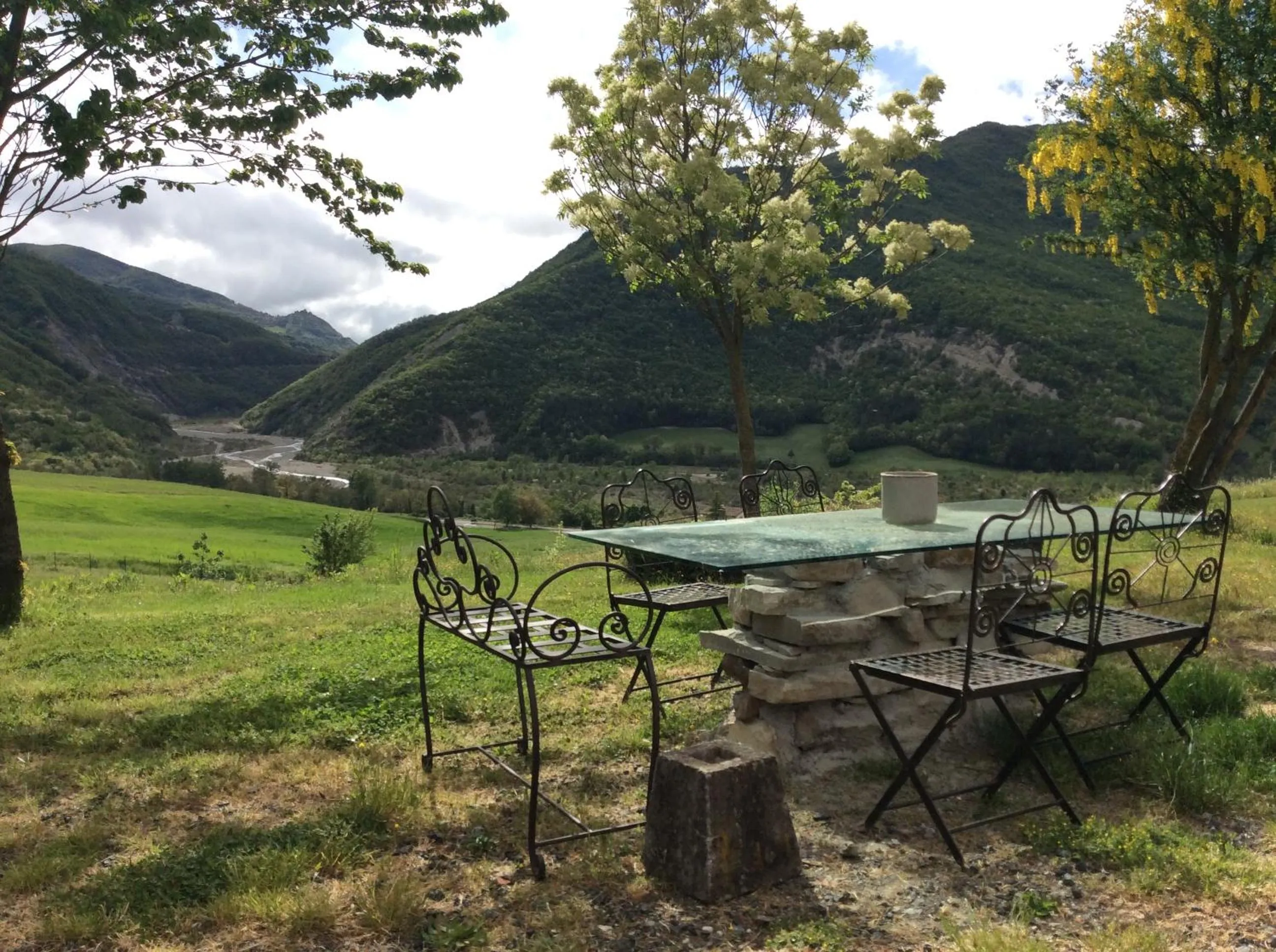 Garden in La Locanda nel vento