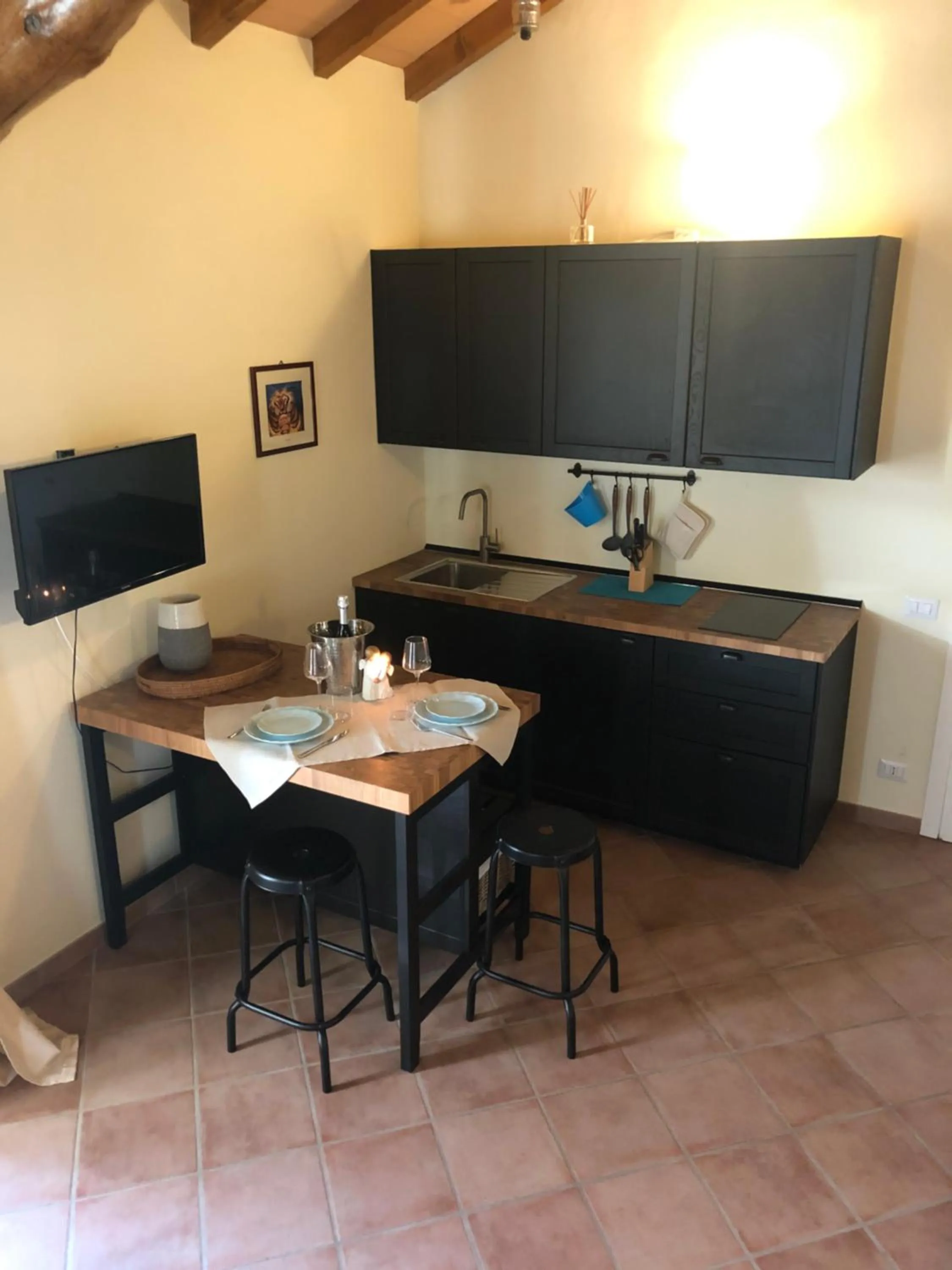 Dining area in La Locanda nel vento