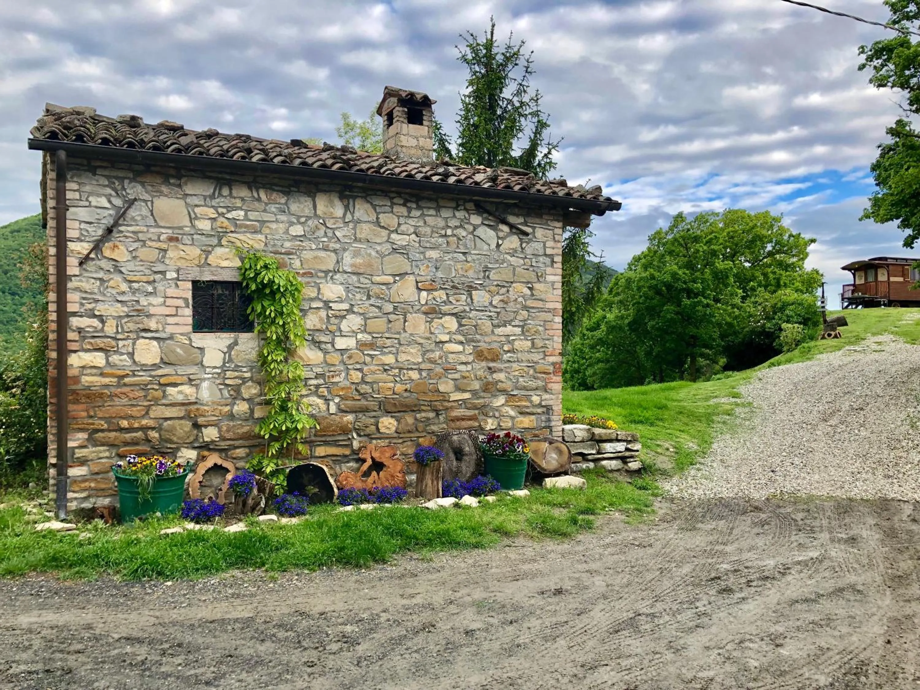 Garden in La Locanda nel vento