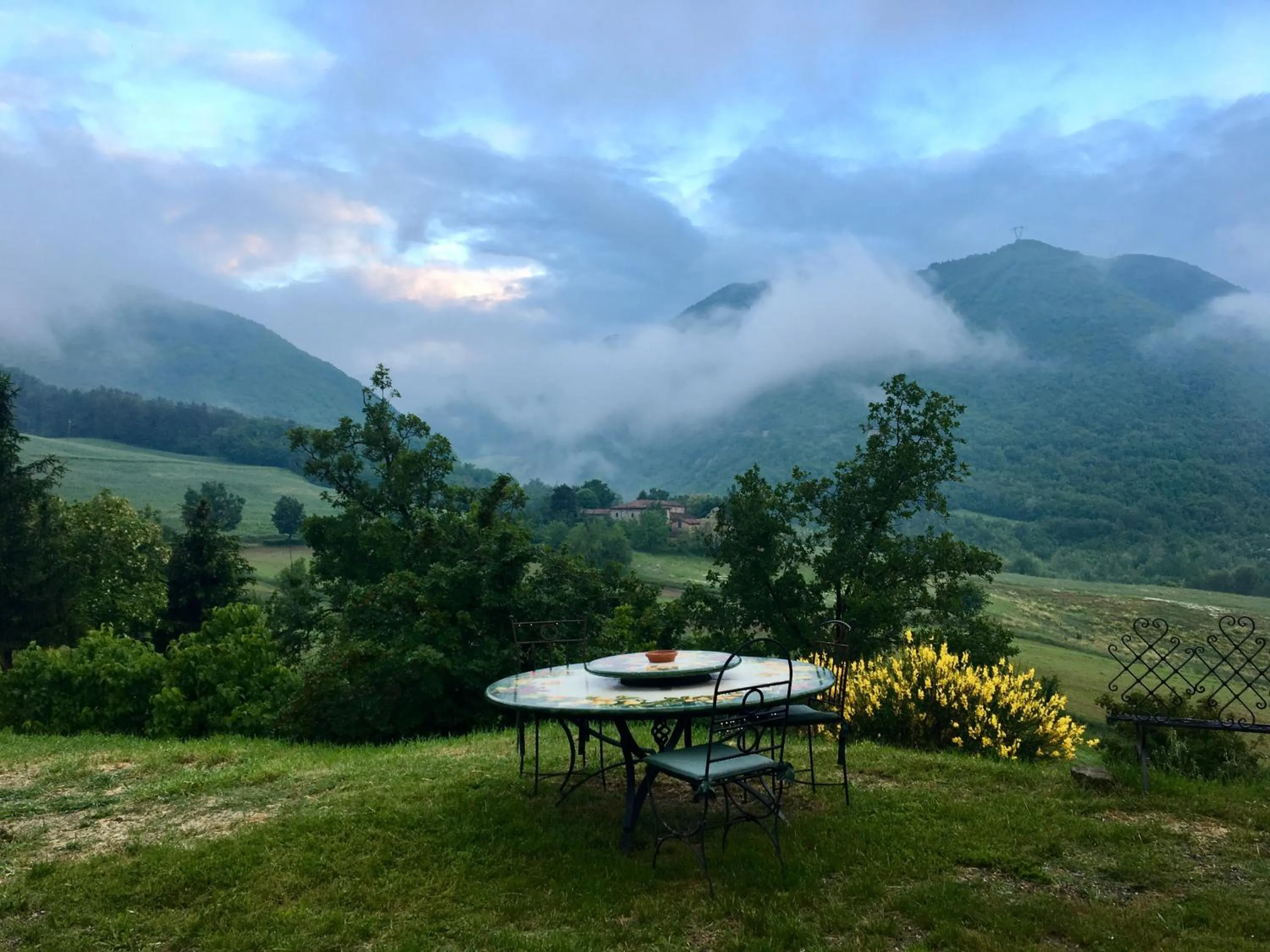 Garden in La Locanda nel vento