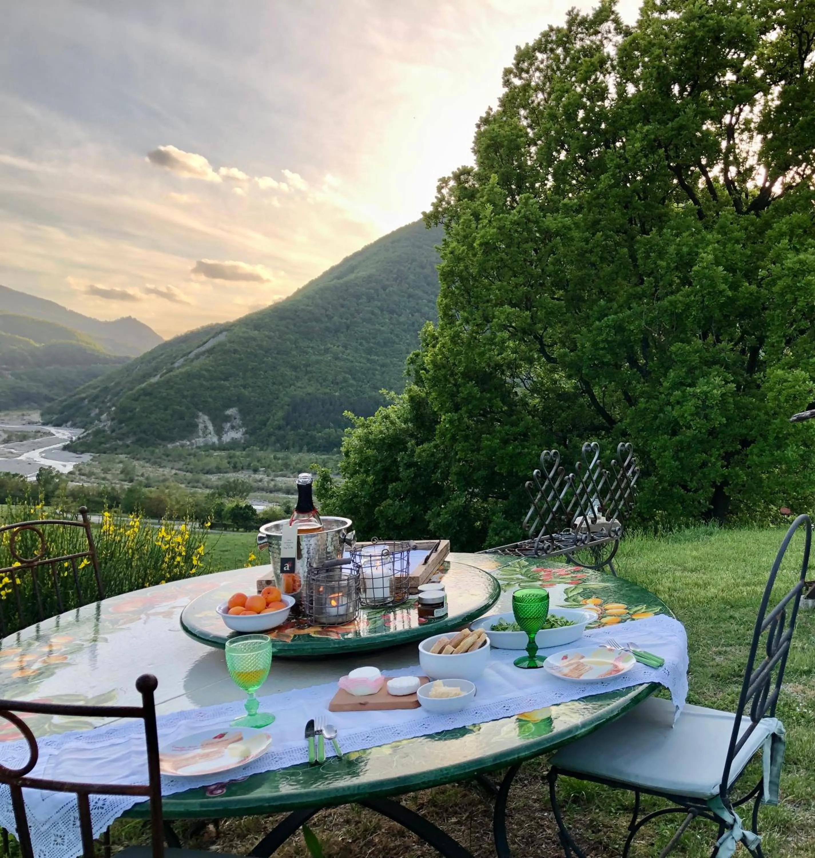 Breakfast in La Locanda nel vento