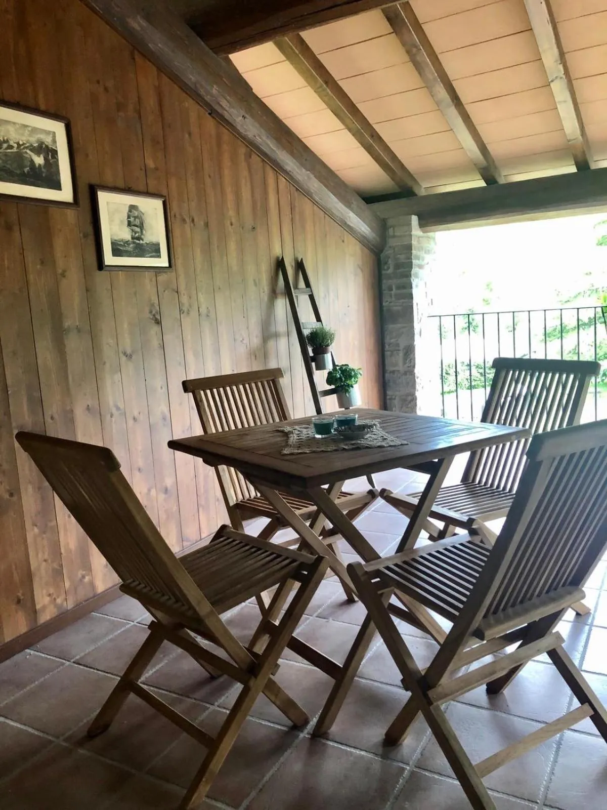 Balcony/Terrace in La Locanda nel vento