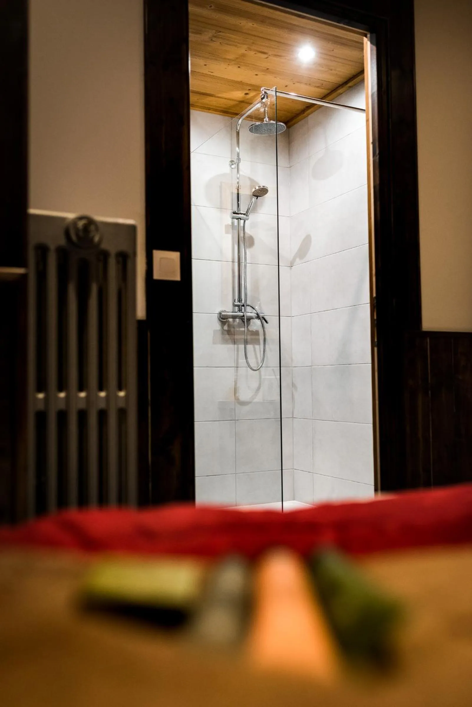 Shower in Nant Morzine