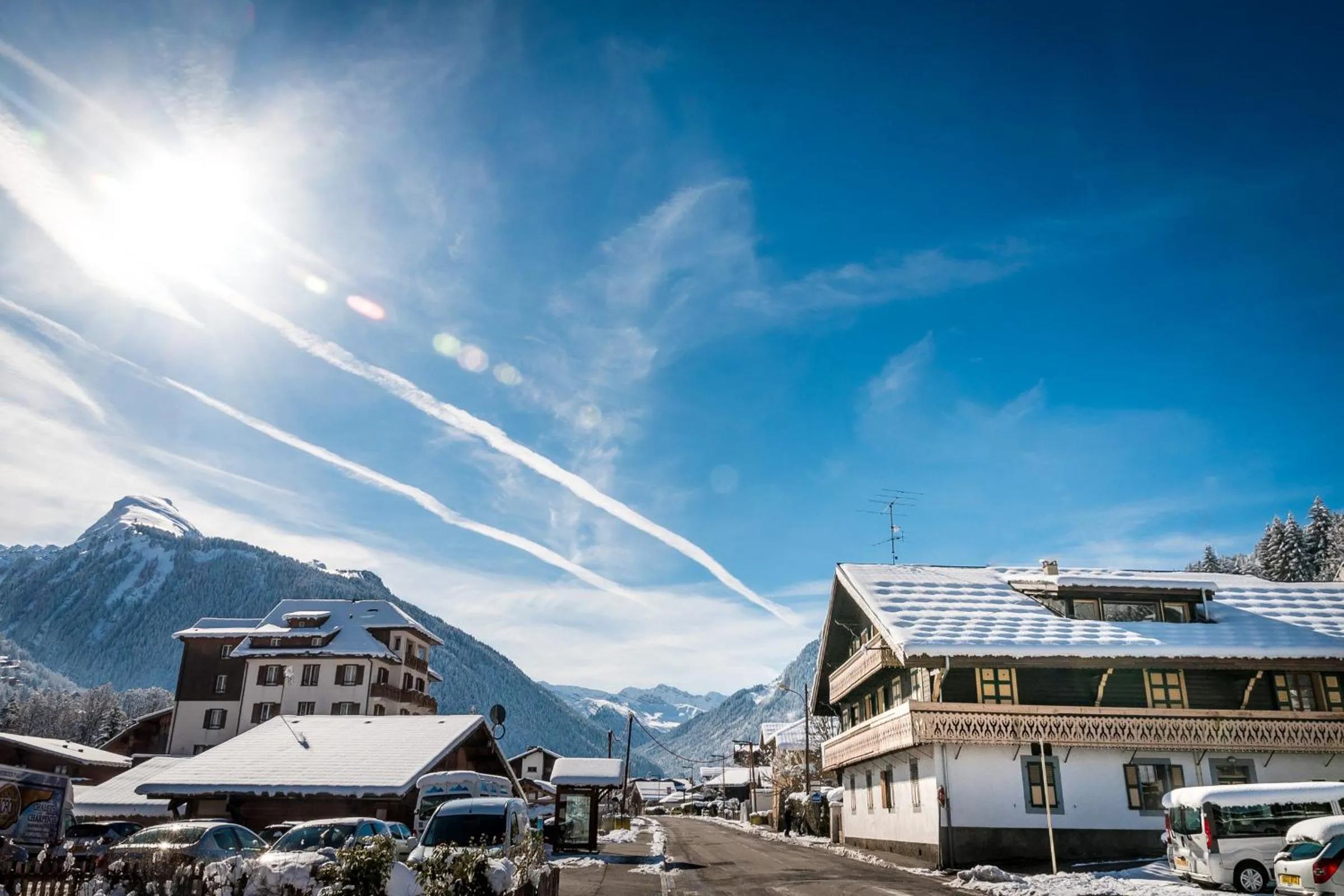 Property building in Nant Morzine