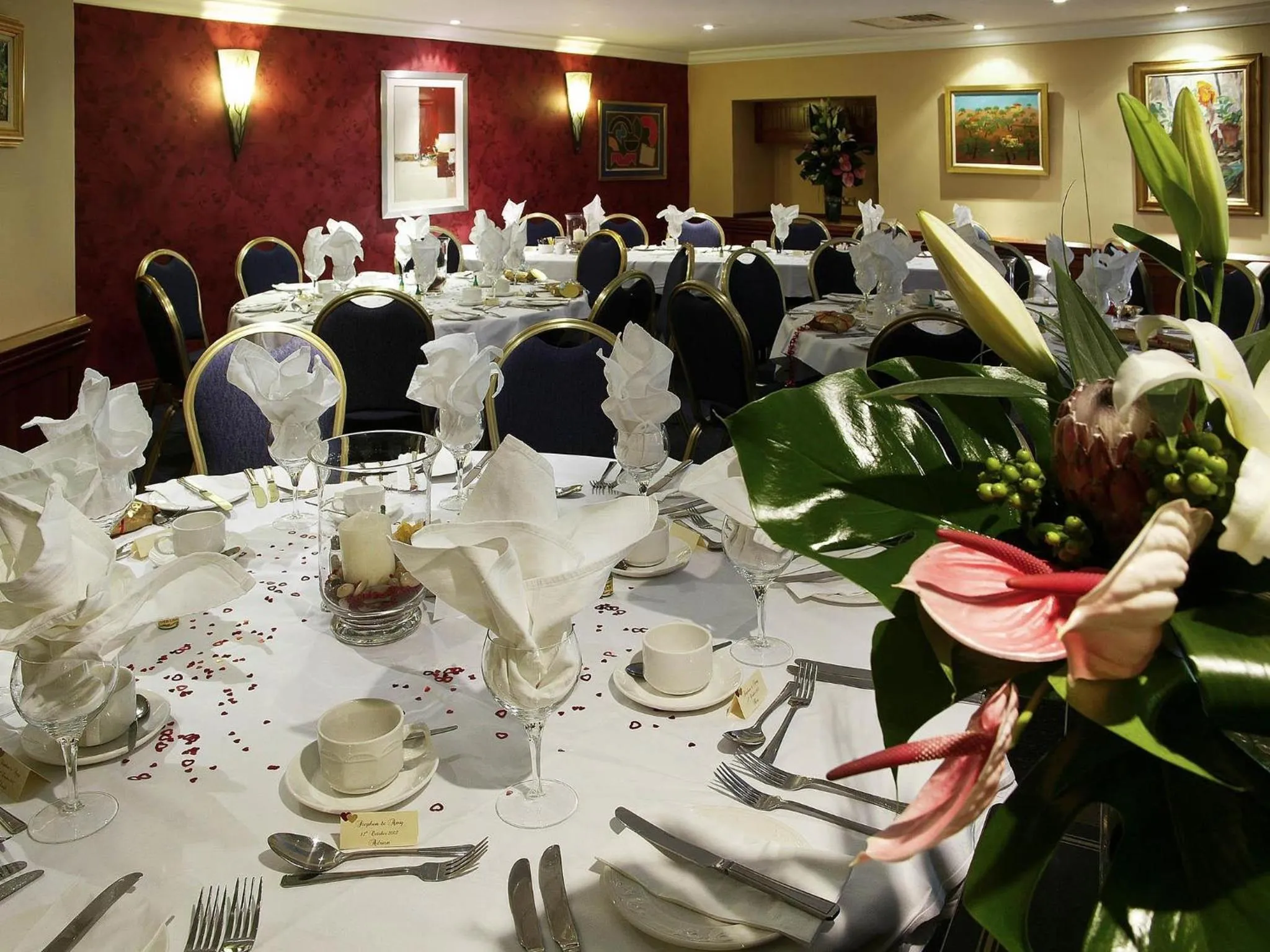 wedding in Mercure Swansea Hotel