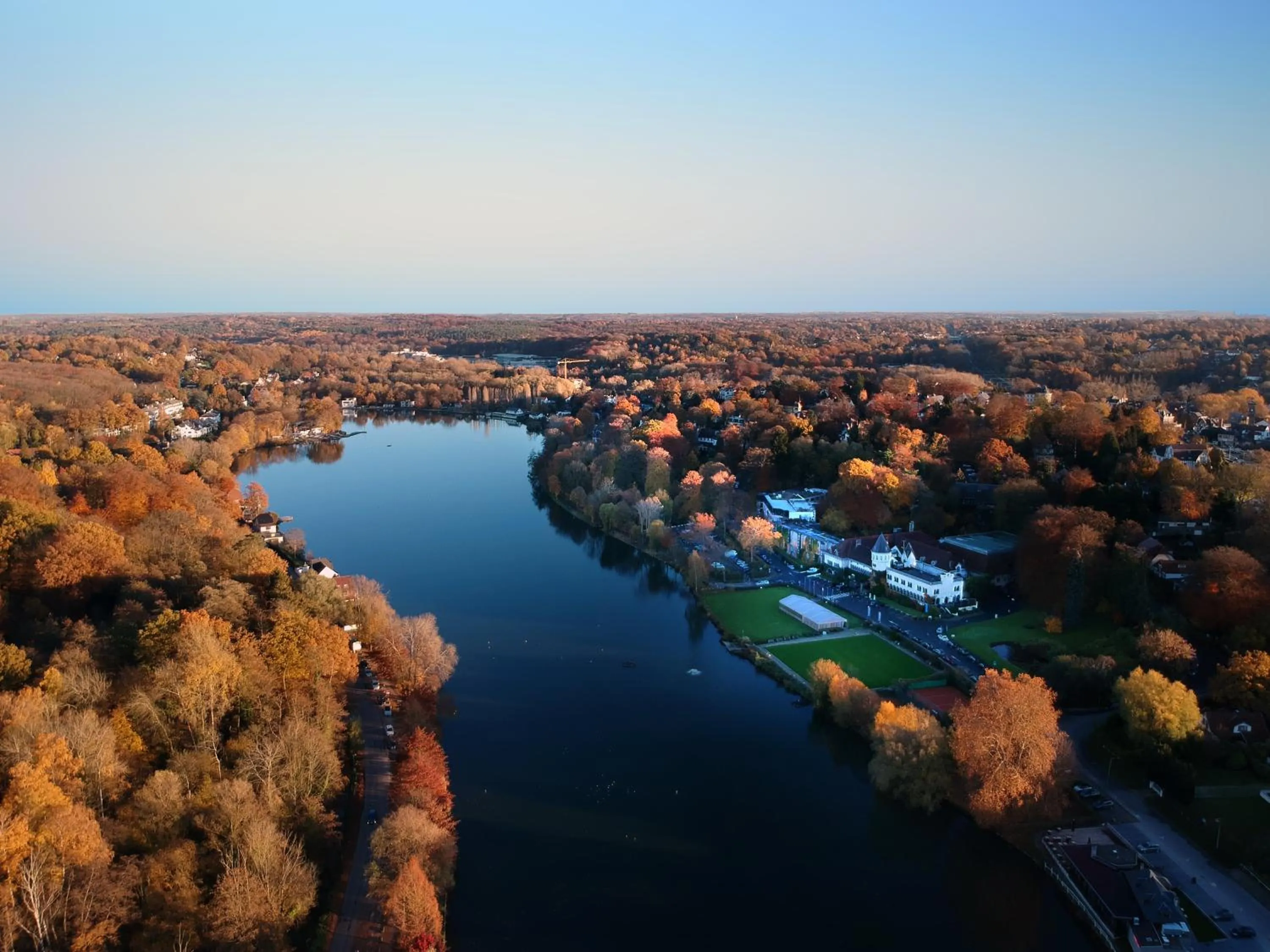 Bird's eye view in Martin's Château Du Lac