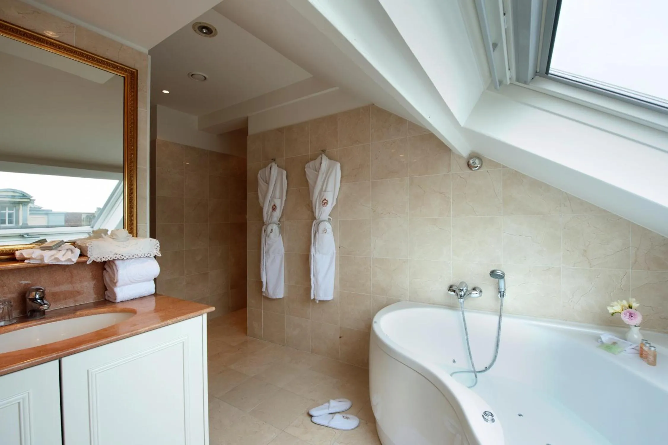 Bathroom in Relais & Châteaux Hotel Heritage