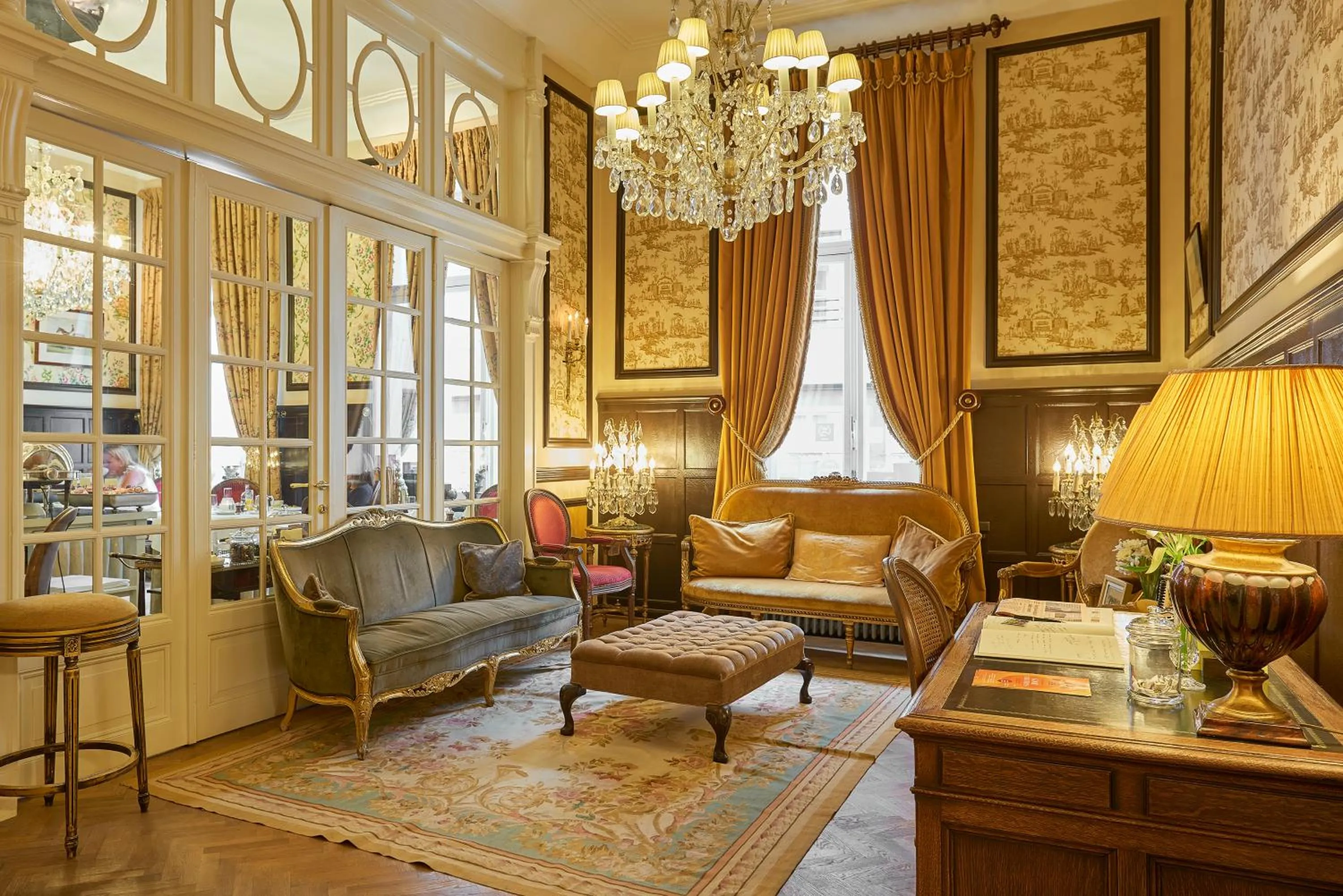 Lobby or reception in Relais & Châteaux Hotel Heritage