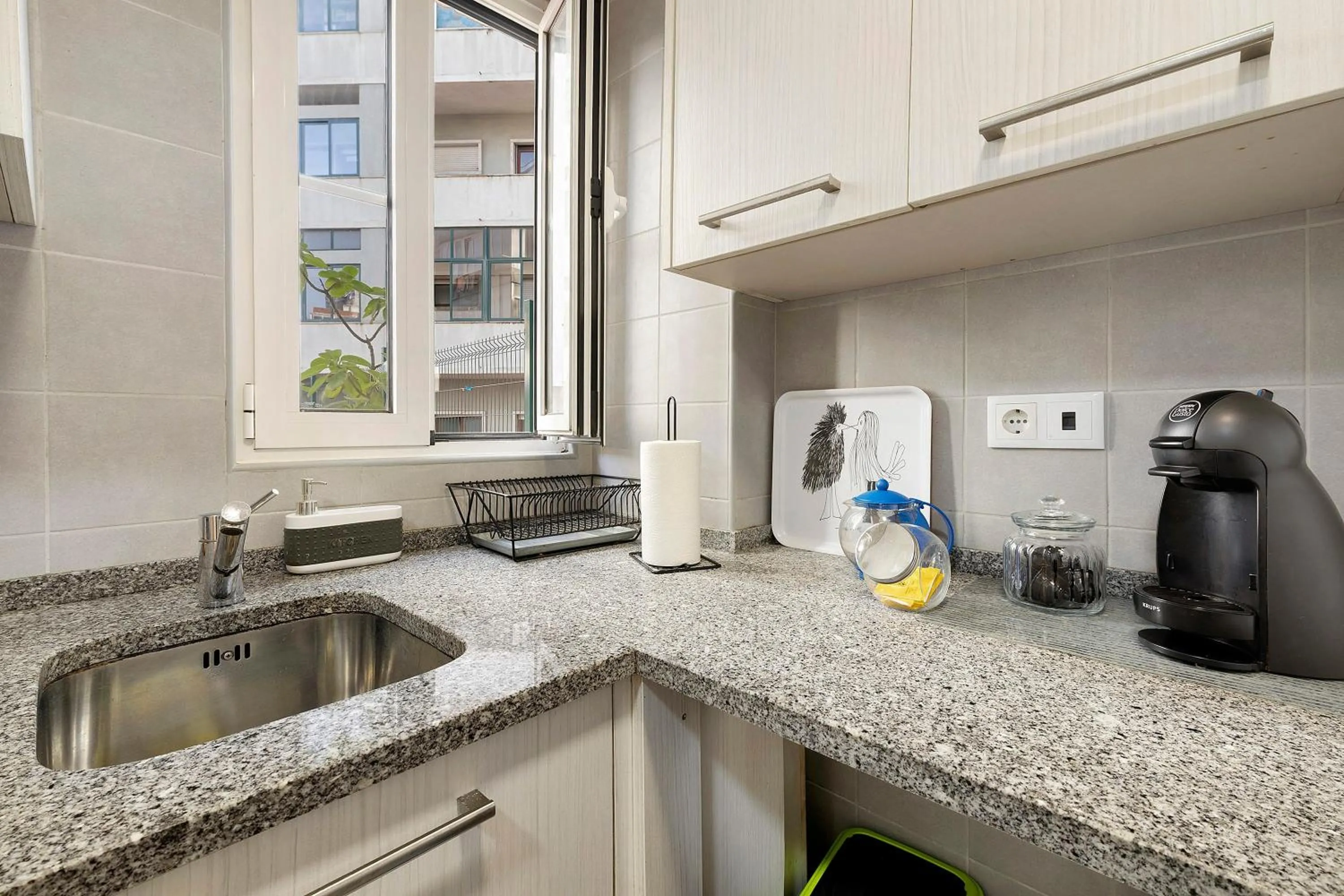 Kitchen or kitchenette in Apartamento Sapato