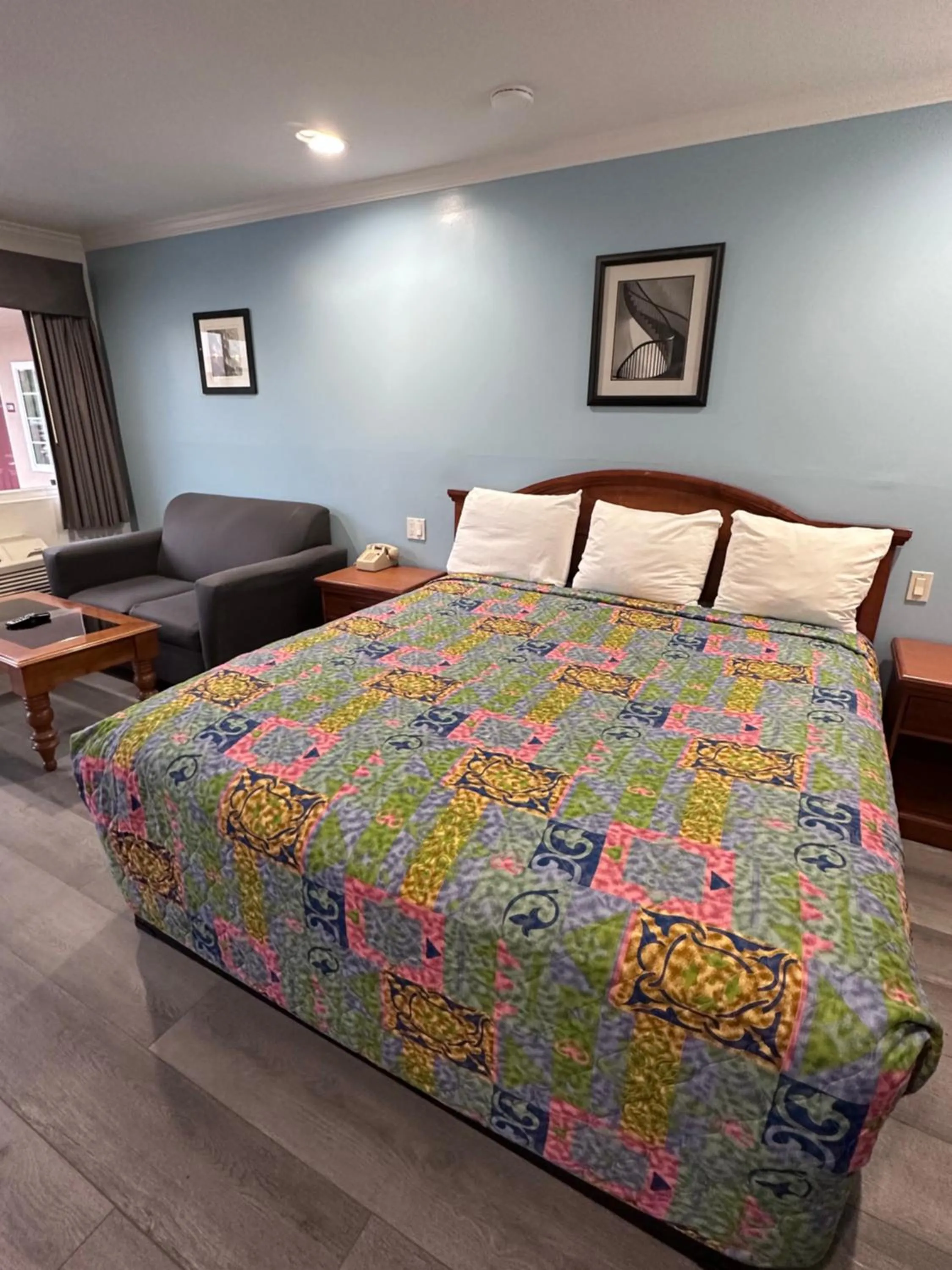 Bed in Willow Tree Lodge