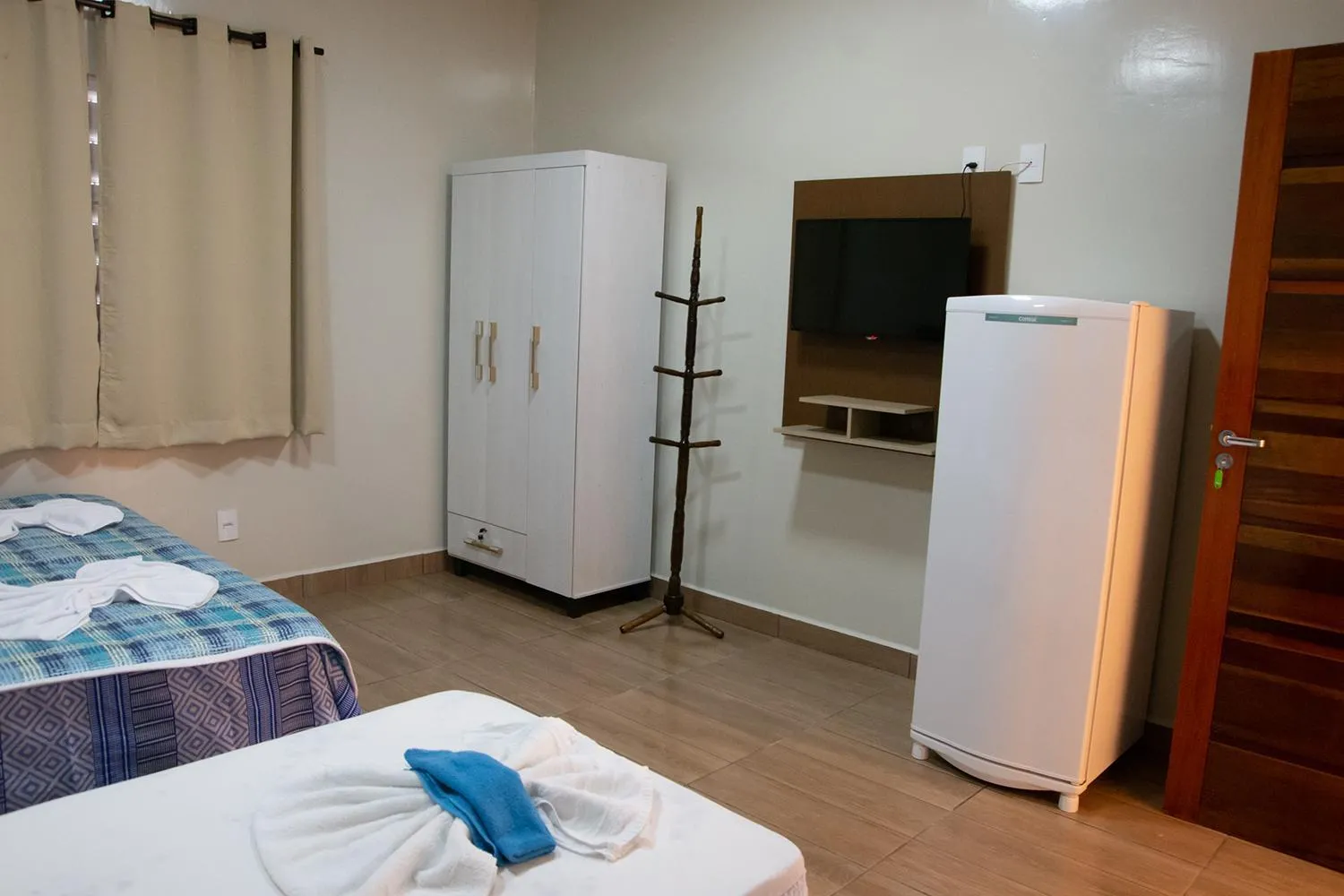 Bed in Hotel Pousada João 3.16