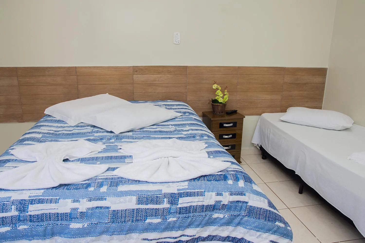Bed in Hotel Pousada João 3.16