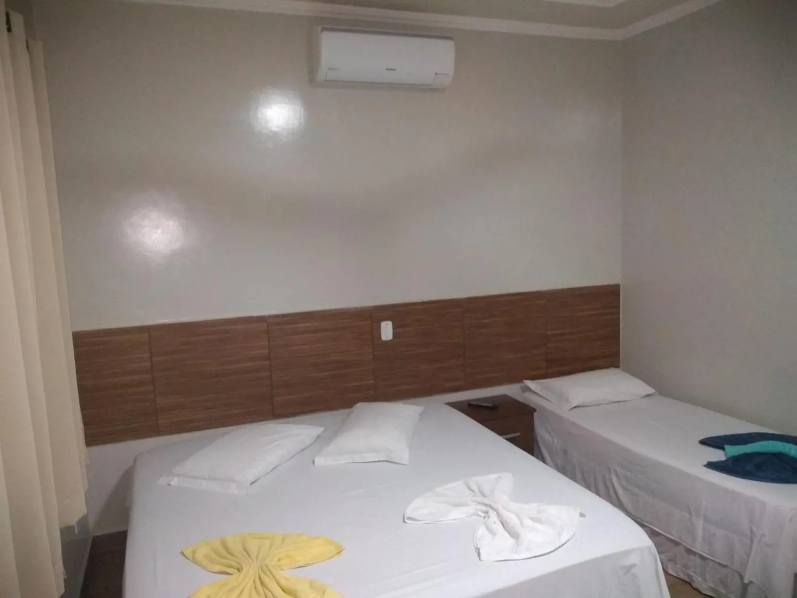 Bed in Hotel Pousada João 3.16