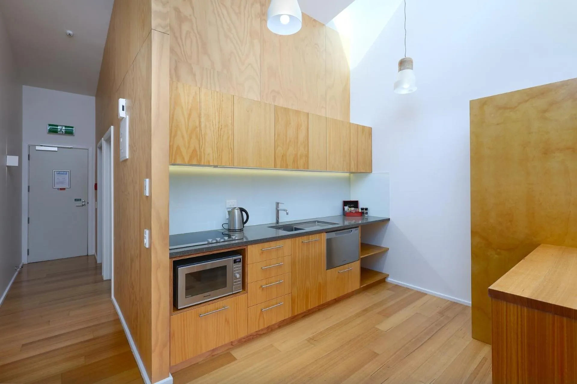 Kitchen or kitchenette in Kaiteriteri Recreation Reserve Apartments