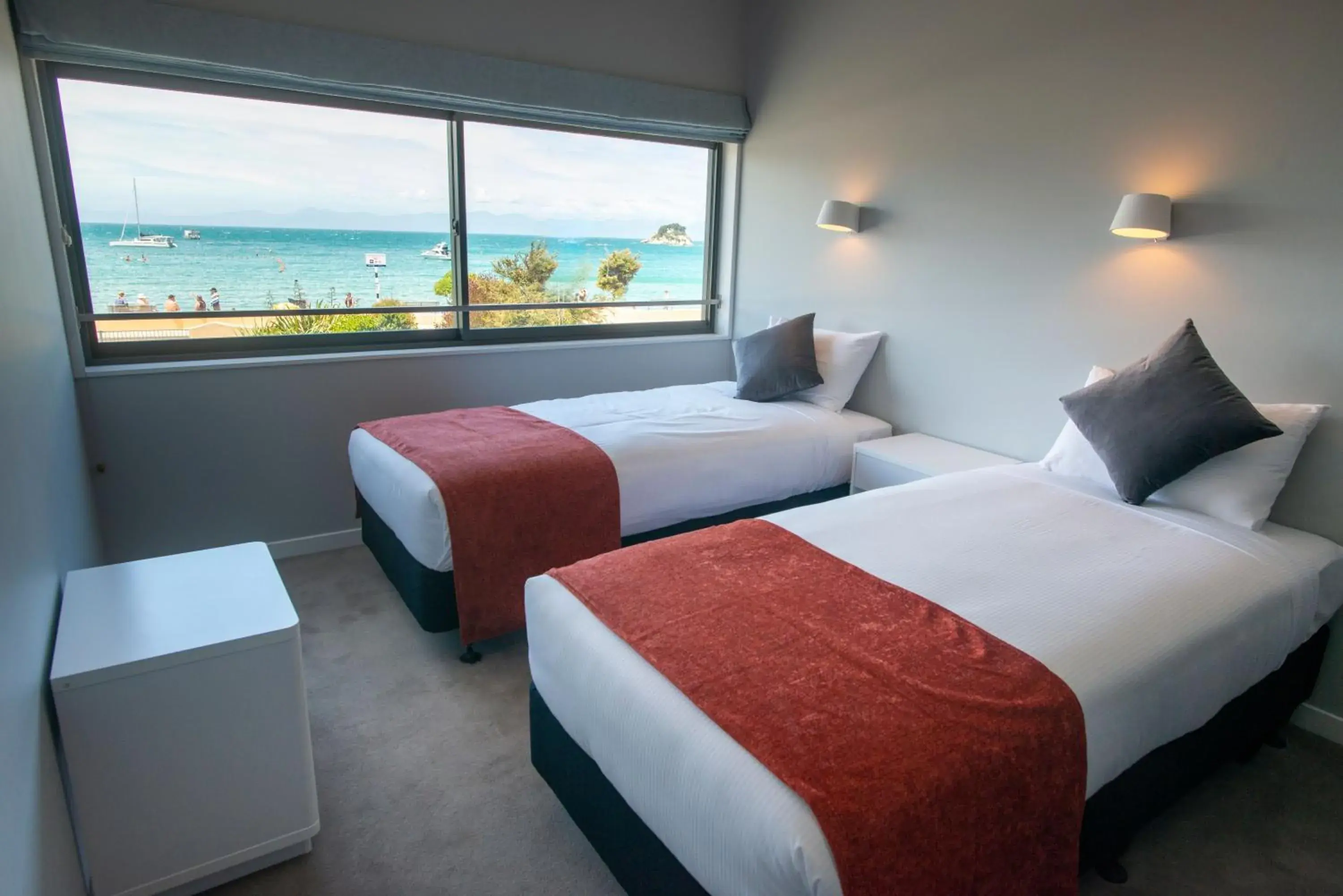 Bedroom, Bed in Kaiteriteri Reserve Apartments Bedroom, Bed in Kaiteriteri Reserve Apartments