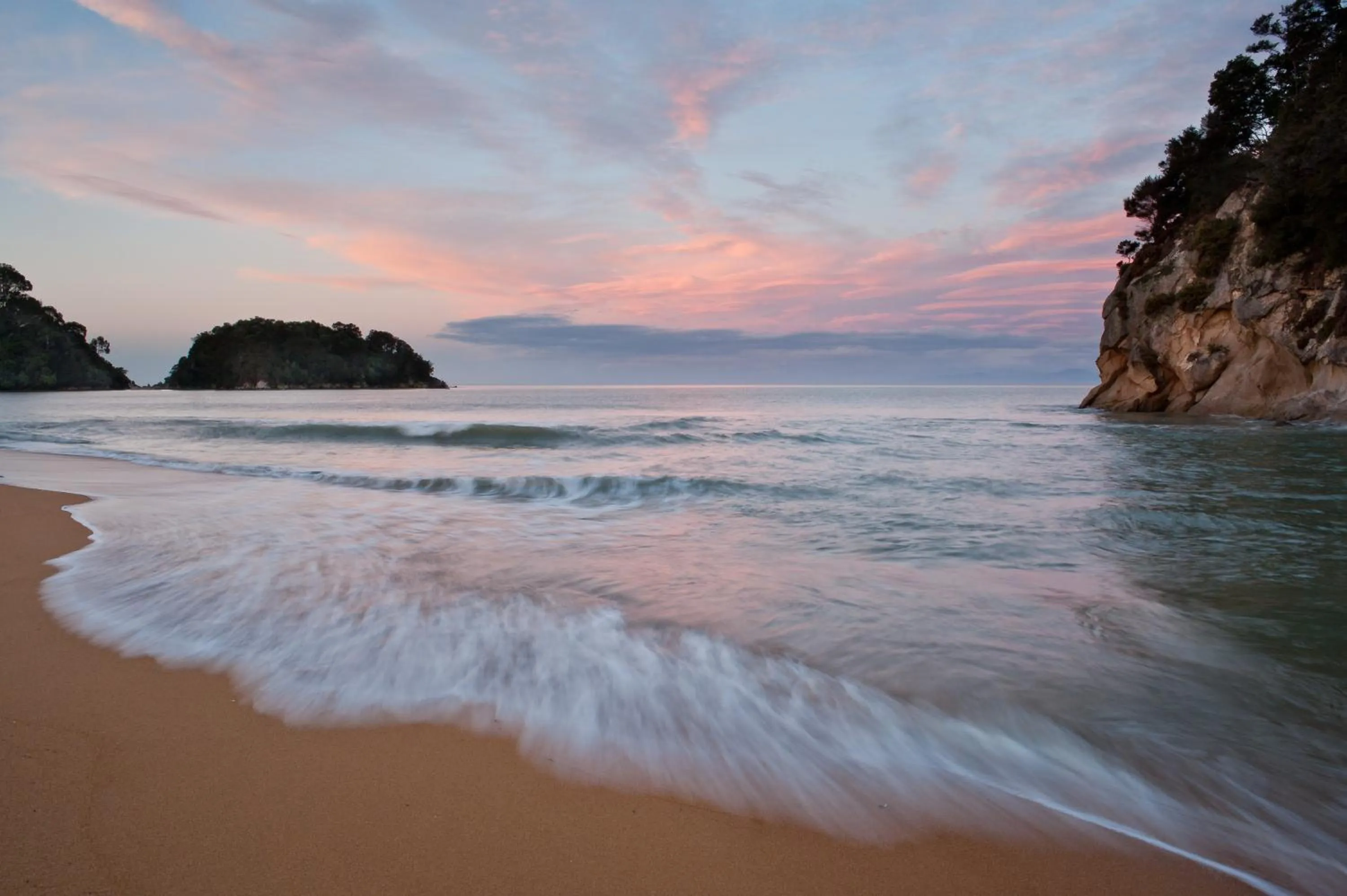 Natural landscape in Kaiteriteri Recreation Reserve Apartments