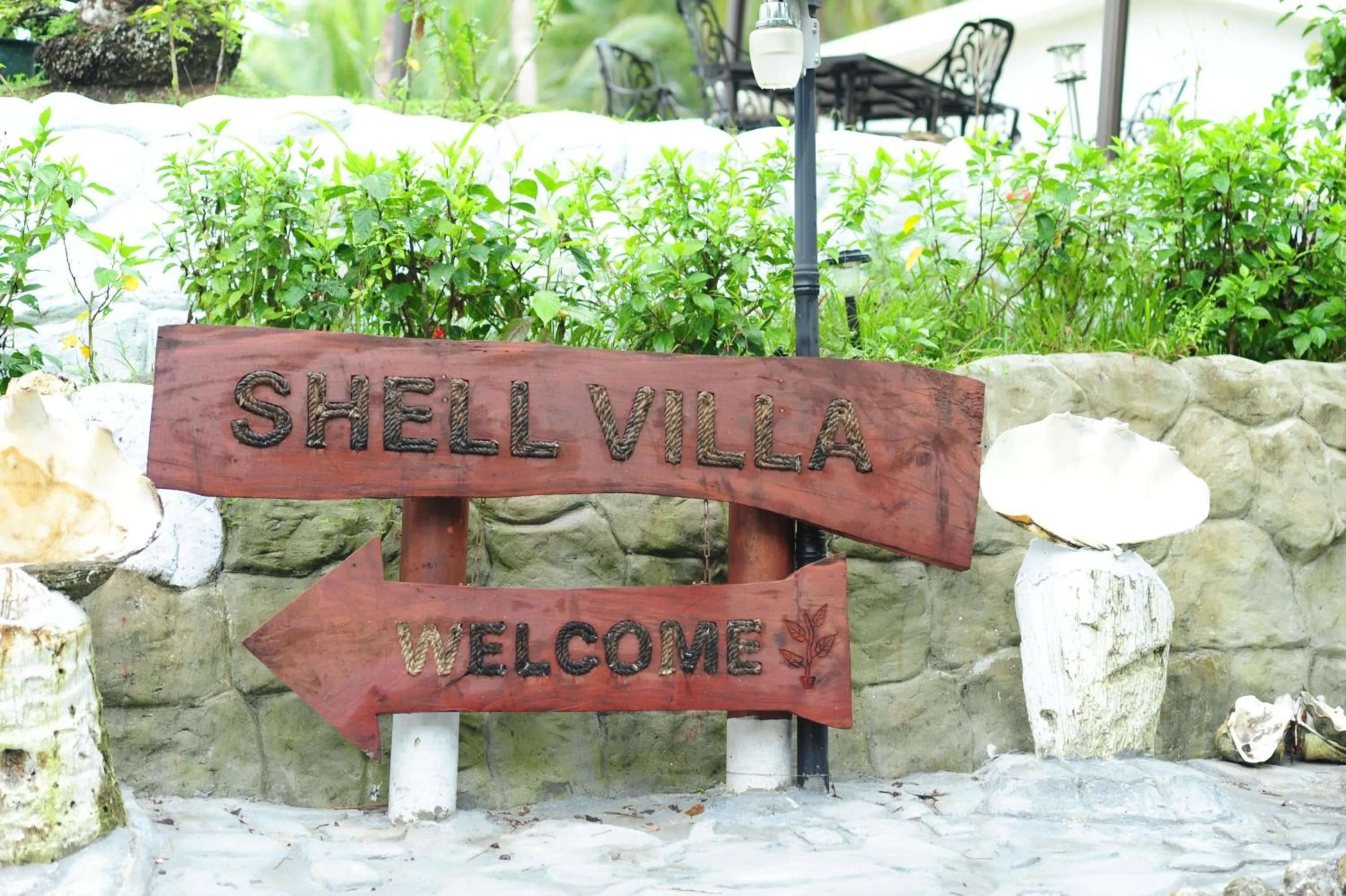 Natural landscape in Shell Villa apartel resort
