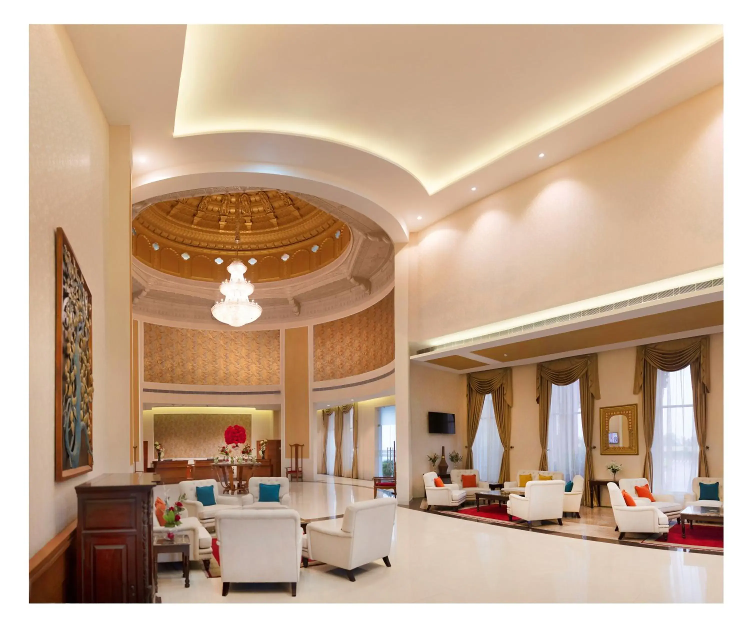 Lobby or reception in Orchha Palace and Convention Centre Lobby or reception in Orchha Palace and Convention Centre