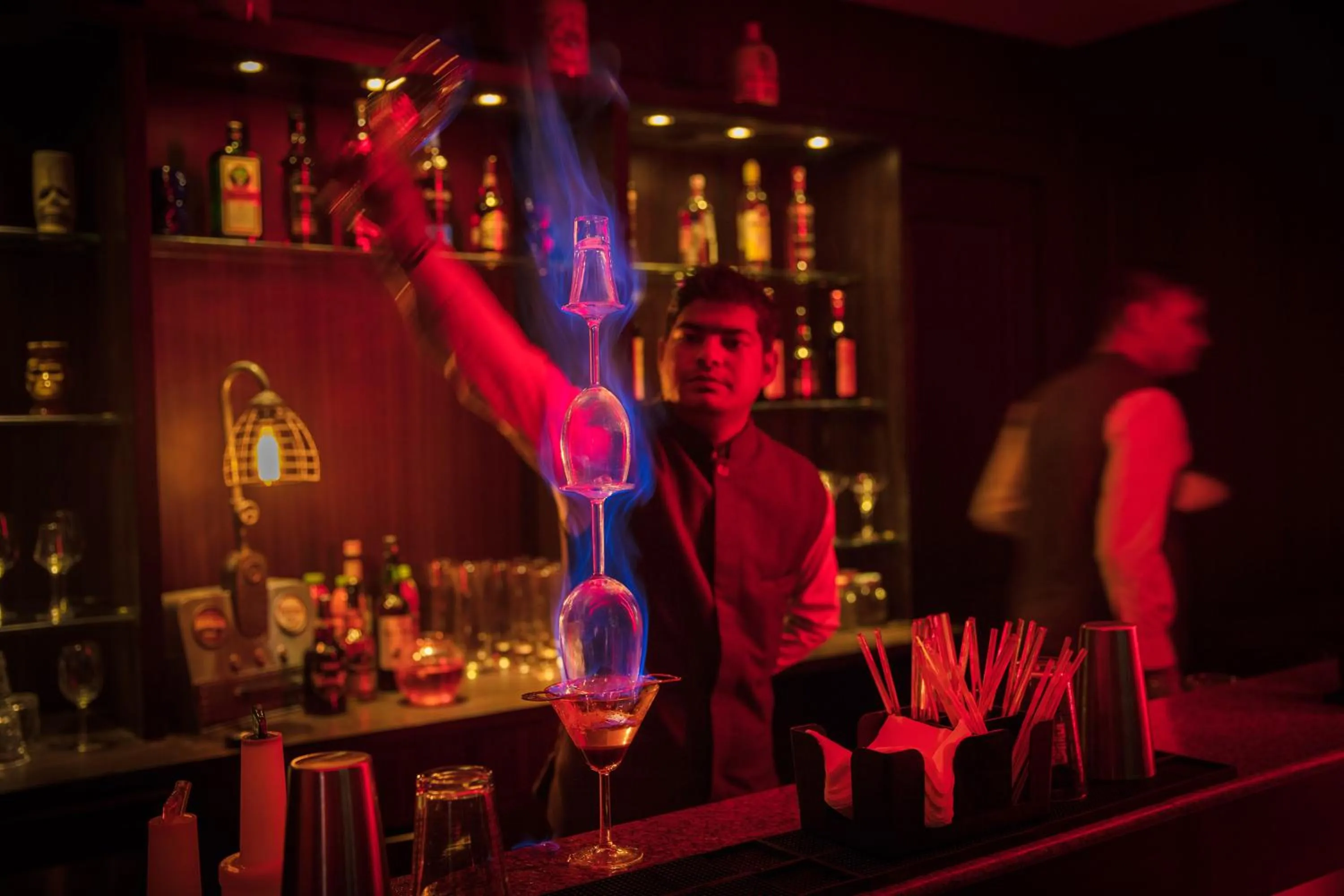 Lounge or bar in Orchha Palace and Convention Centre