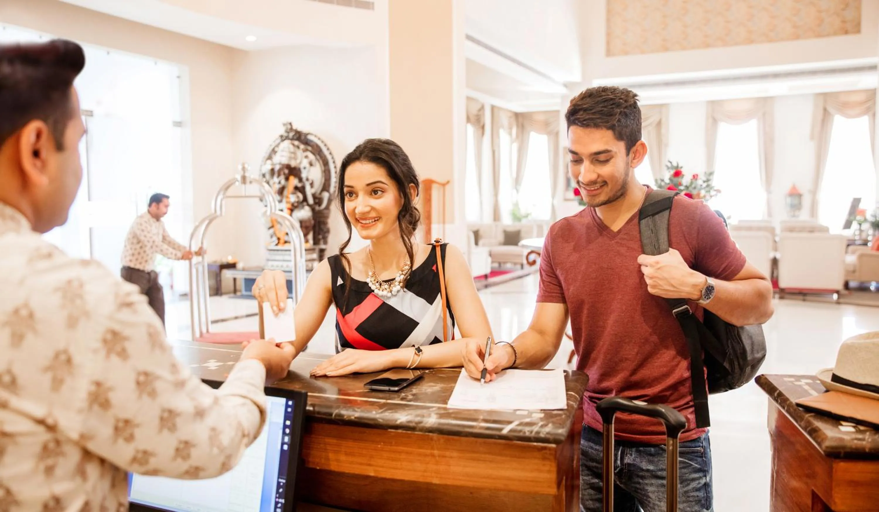 Lobby or reception in Orchha Palace and Convention Centre