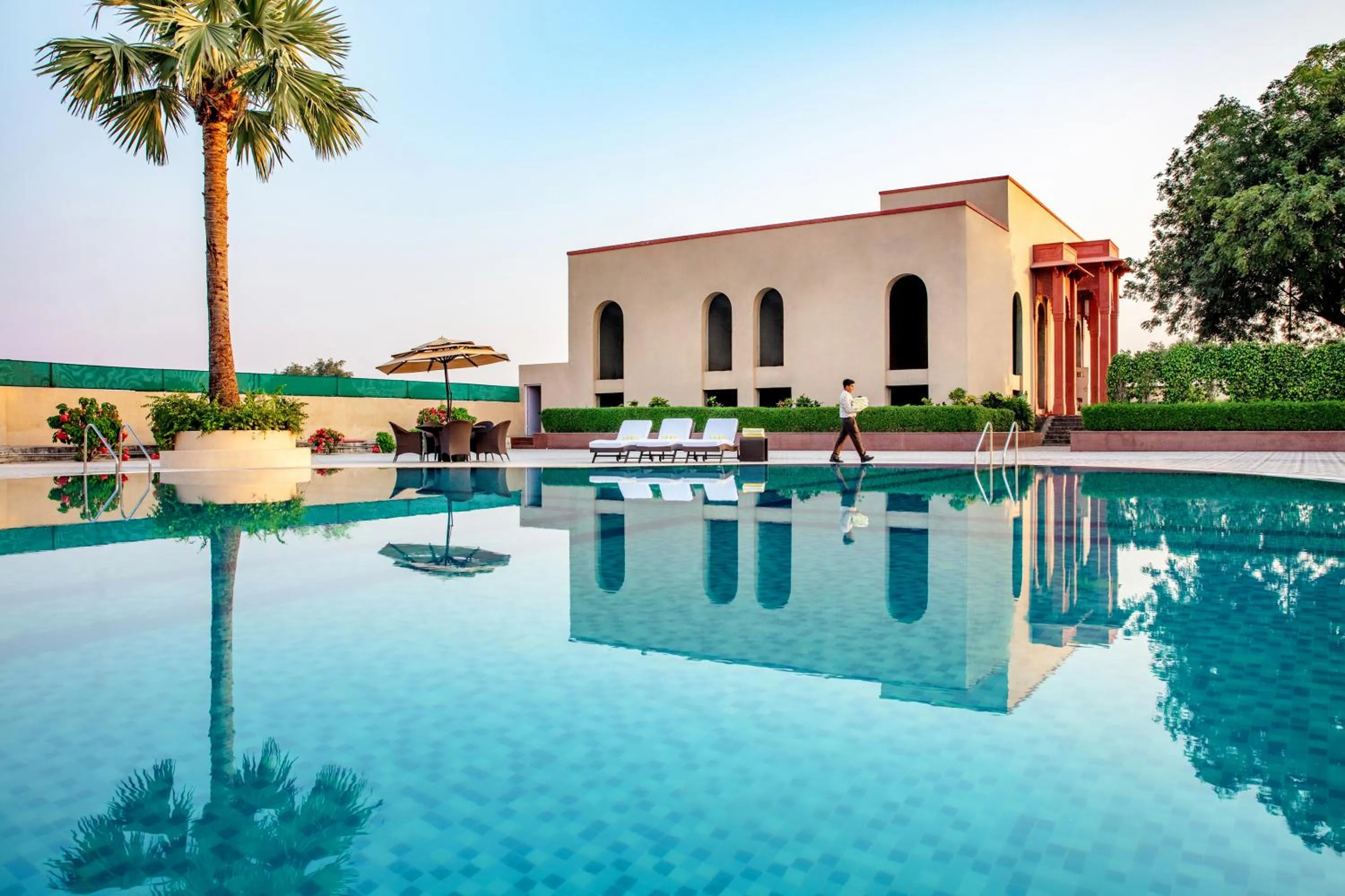 Swimming pool in Orchha Palace and Convention Centre