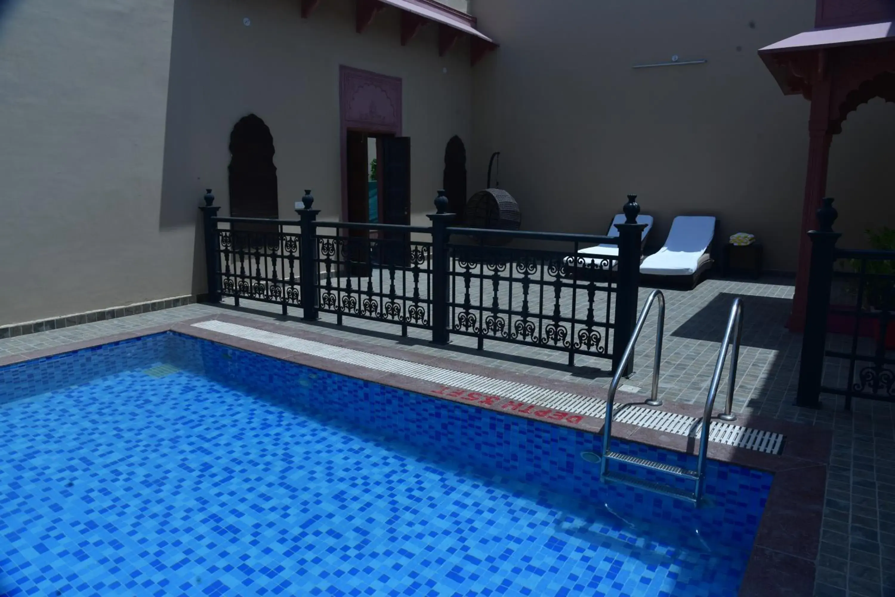 Pool view in Orchha Palace and Convention Centre Pool view in Orchha Palace and Convention Centre