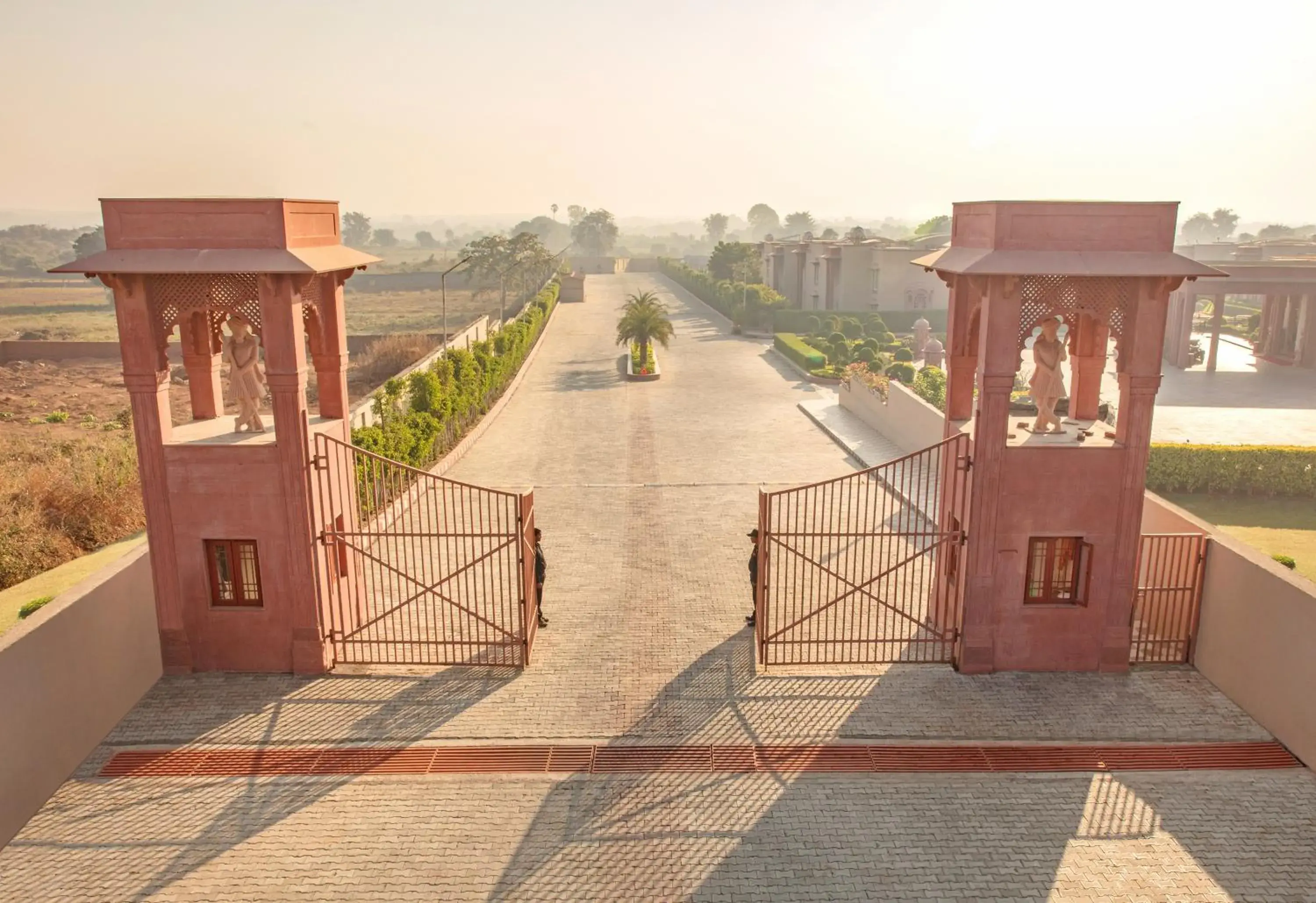 Bird's eye view in Orchha Palace and Convention Centre Bird's eye view in Orchha Palace and Convention Centre