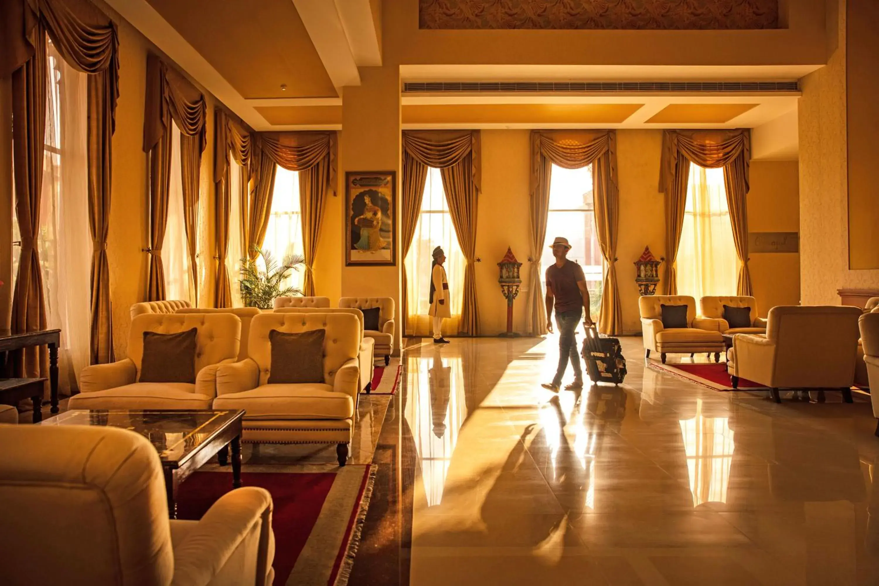 Lobby or reception in Orchha Palace and Convention Centre Lobby or reception in Orchha Palace and Convention Centre