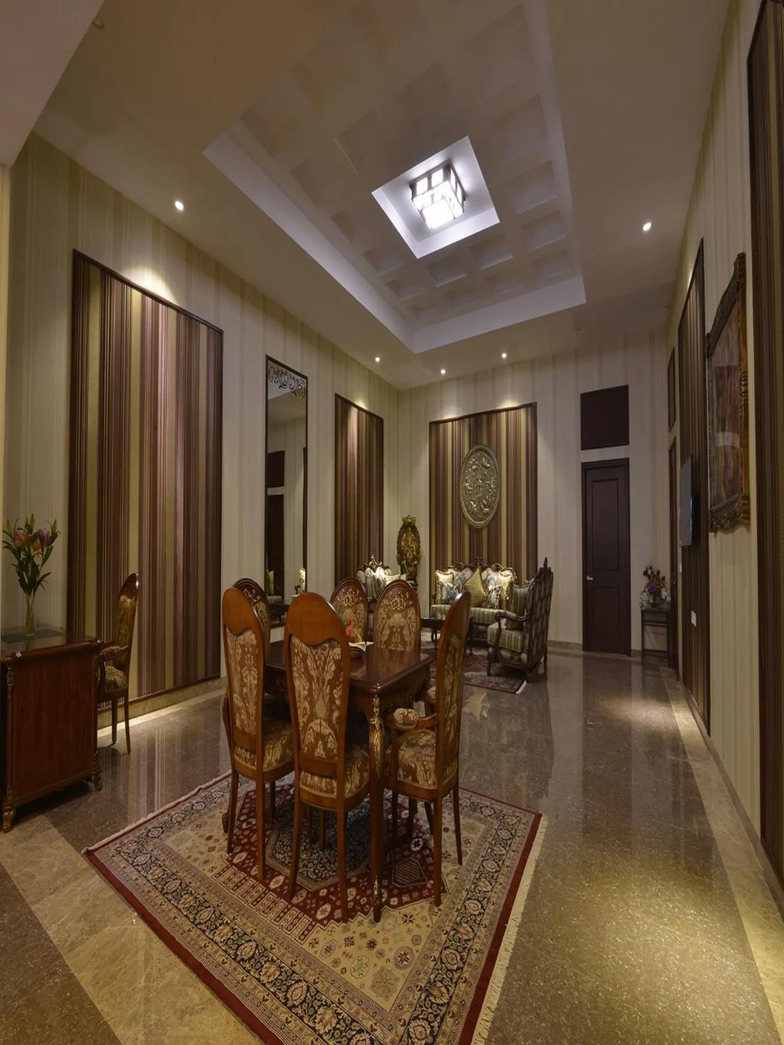 Living room in Orchha Palace and Convention Centre