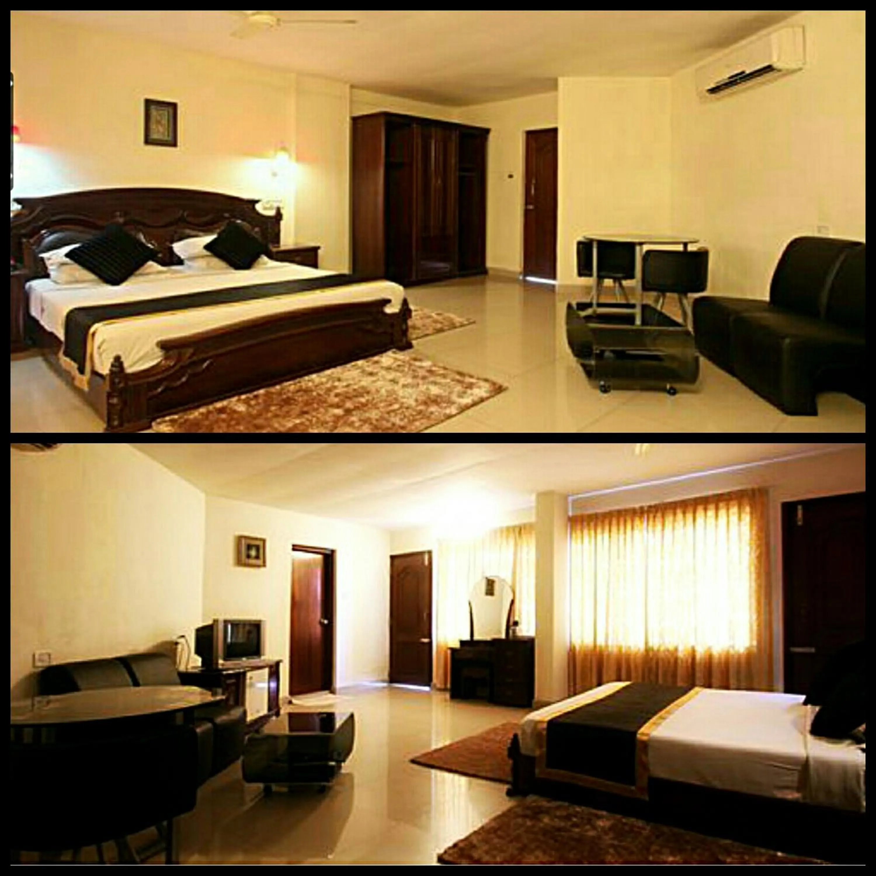 Bedroom, Bed in Green Park Residency