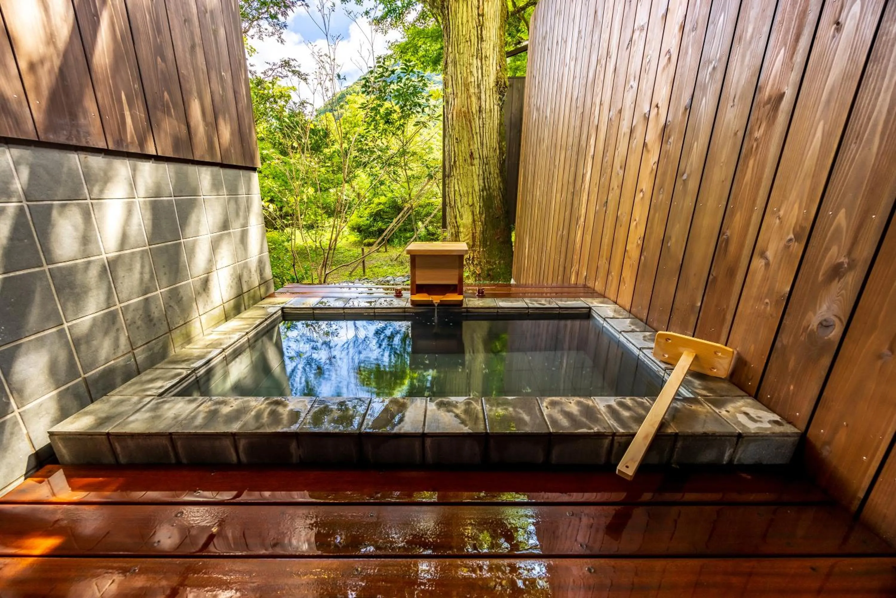 Open Air Bath in Matsuzakaya Honten