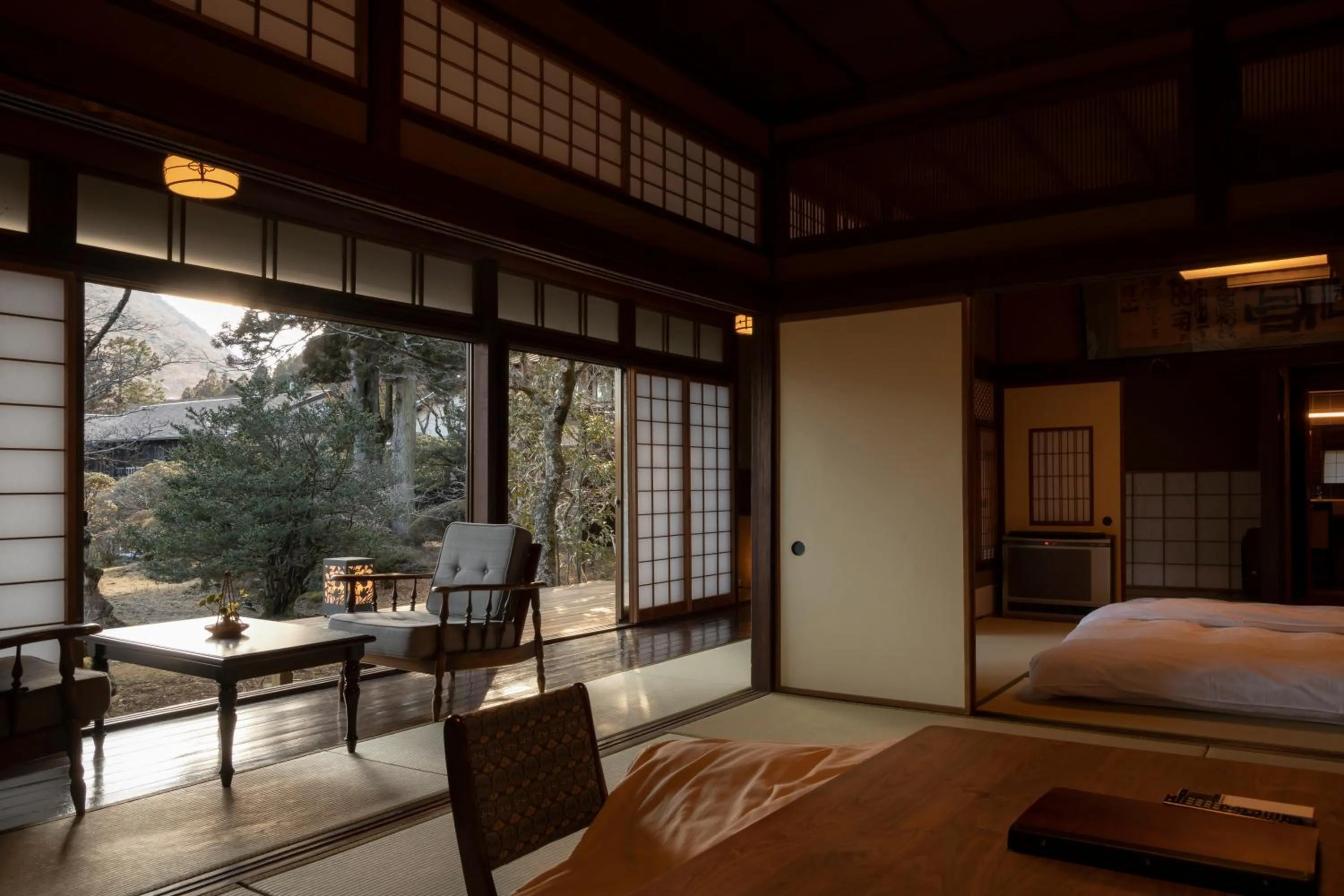 Garden view, Bed in Matsuzakaya Honten