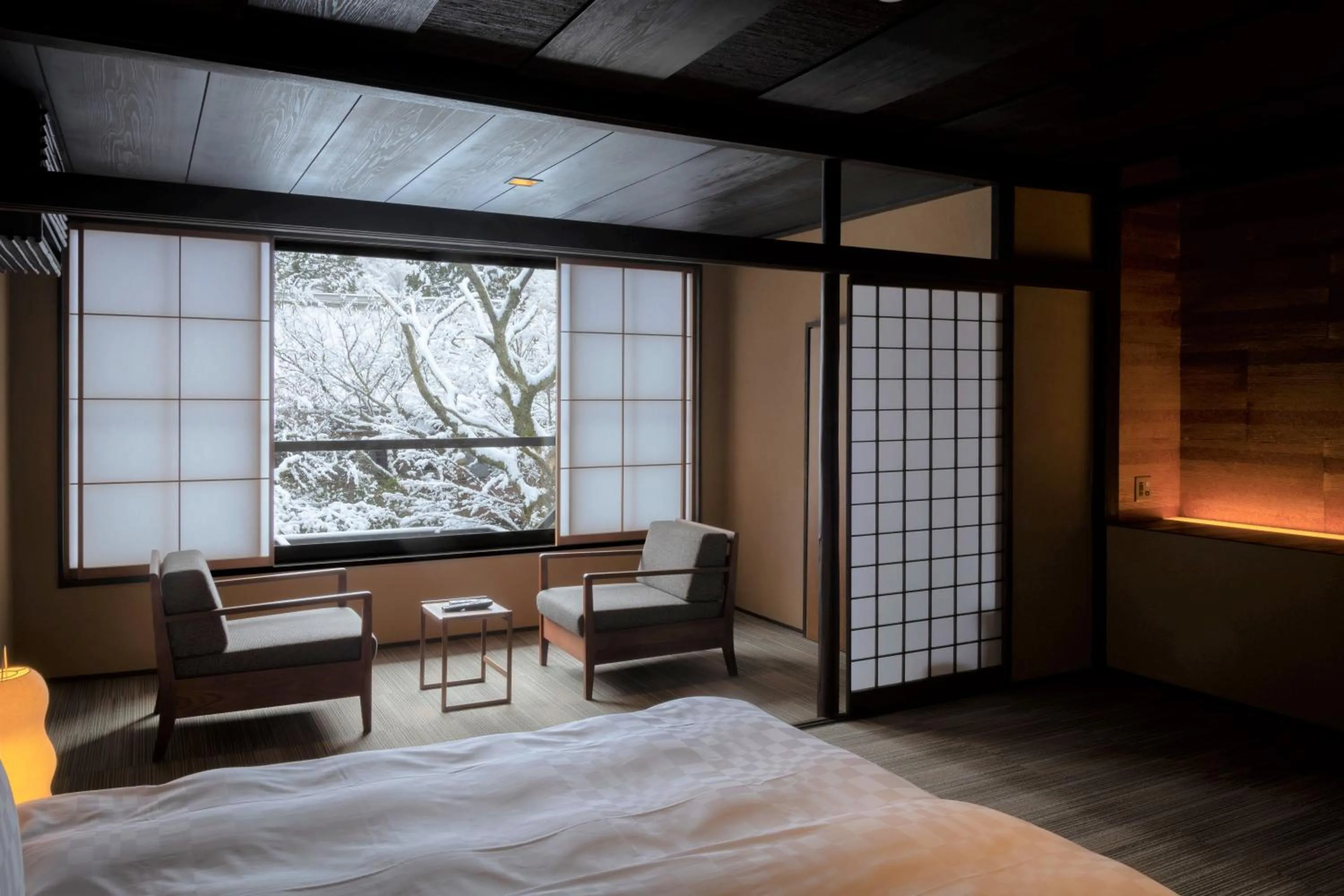 View (from property/room), Bed in Matsuzakaya Honten