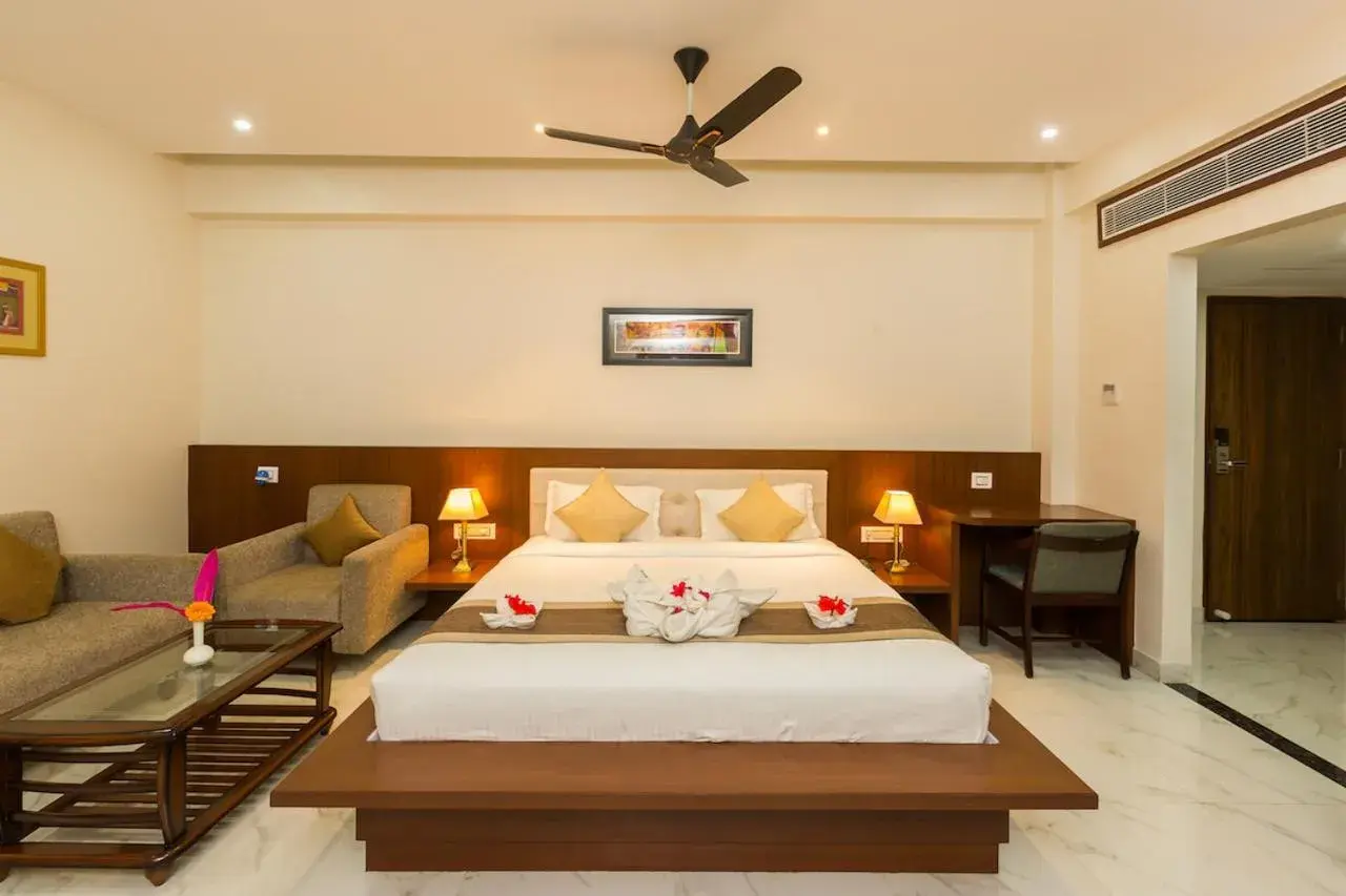 Bed in The G Mount Valley Resort, Kumbhalgarh Bed in The G Mount Valley Resort, Kumbhalgarh