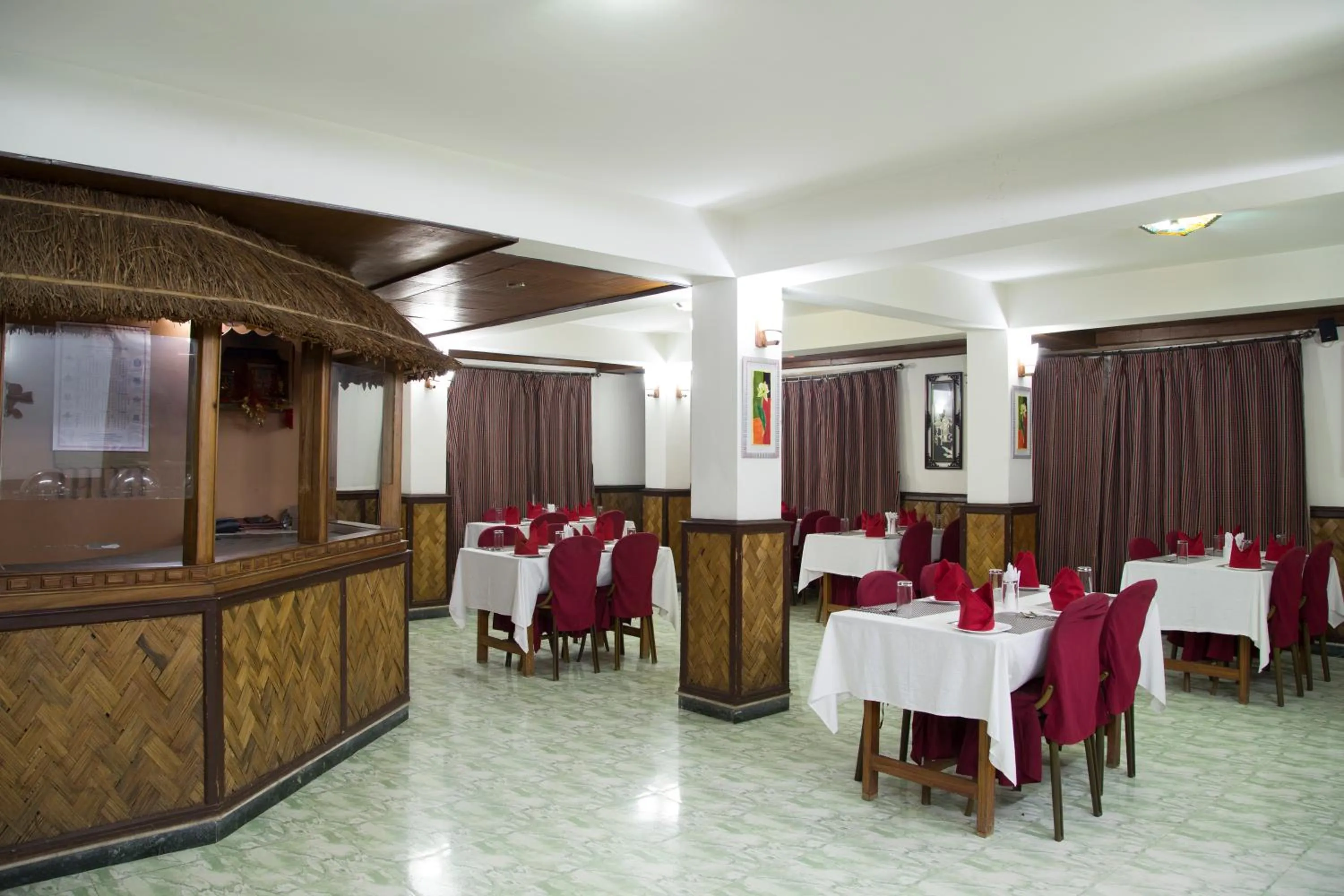 Food close-up in Yangthang Dzimkha Resort