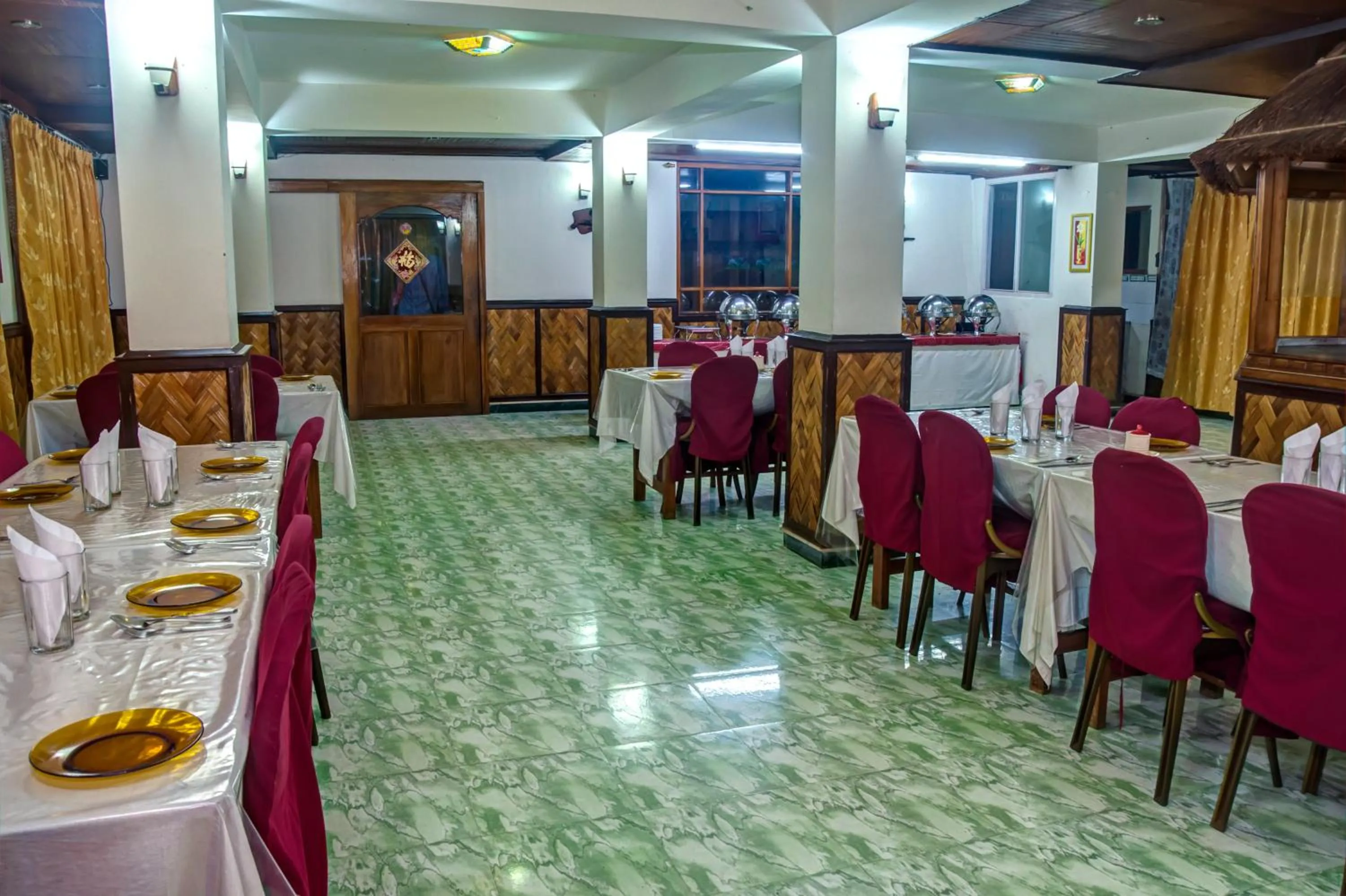 Food close-up in Yangthang Dzimkha Resort