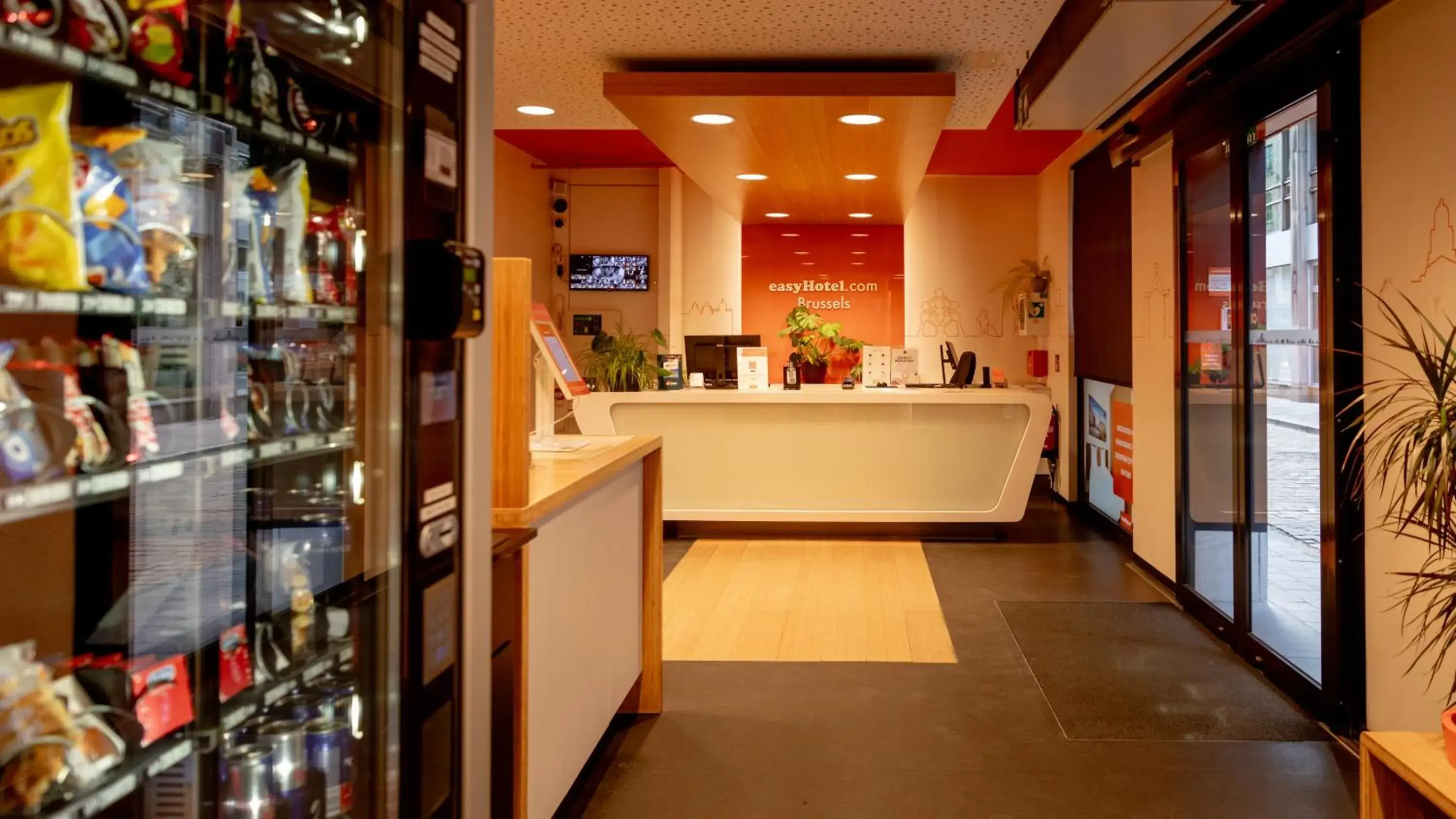Lobby or reception in easyHotel Brussels City Centre Lobby or reception in easyHotel Brussels City Centre