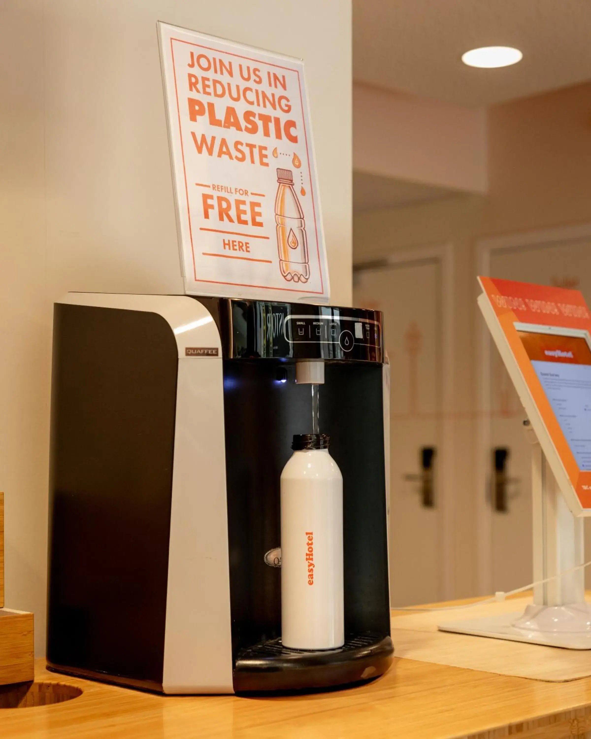 Lobby or reception in easyHotel Brussels City Centre Lobby or reception in easyHotel Brussels City Centre