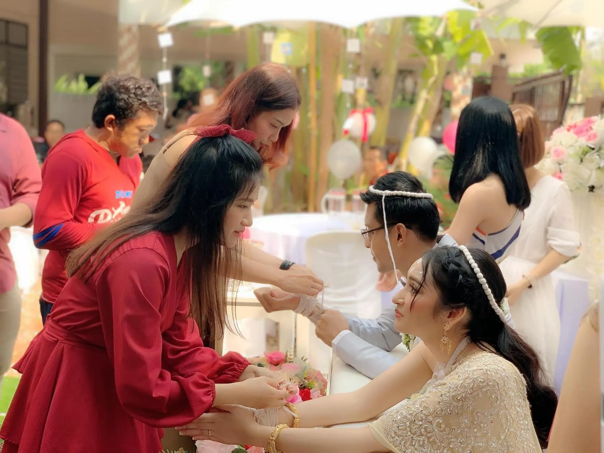 Guests in Naturbliss Resort Village