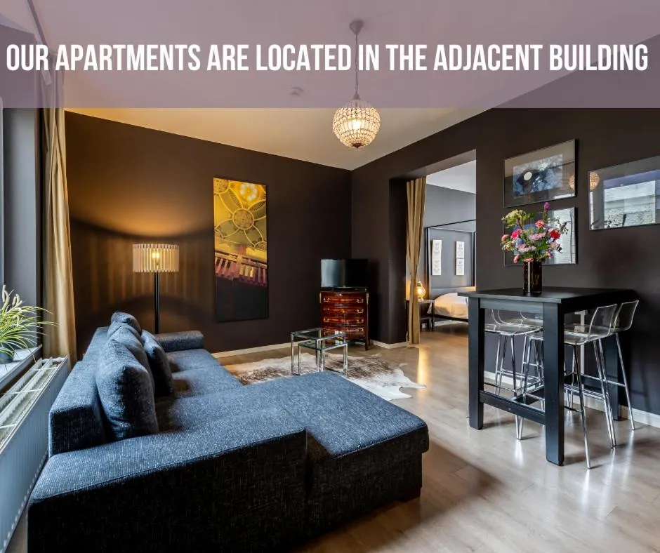 Living room in Hotel Docklands Antwerpen