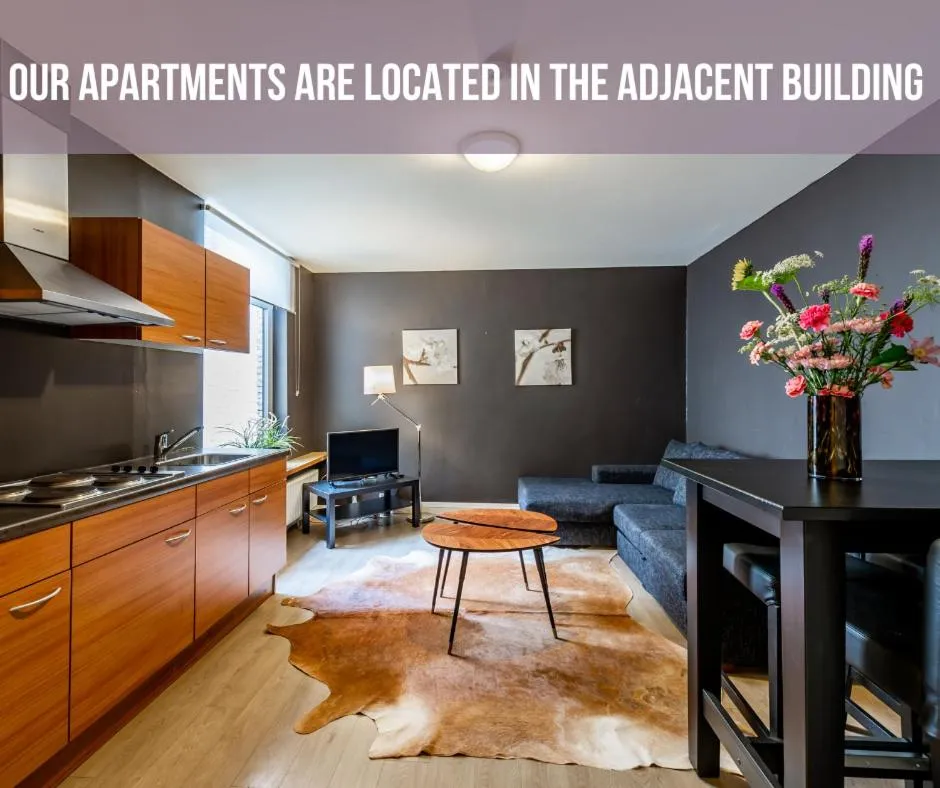 Living room in Hotel Docklands Antwerpen