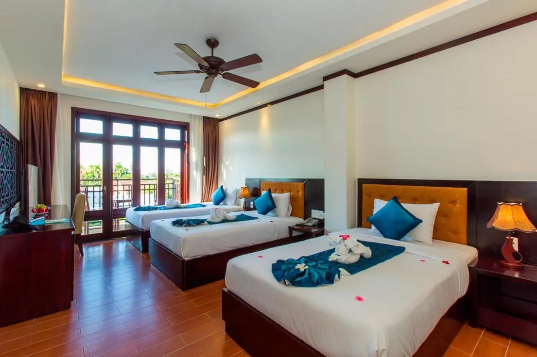 Bed in Pearl River Hoi An Hotel & Spa