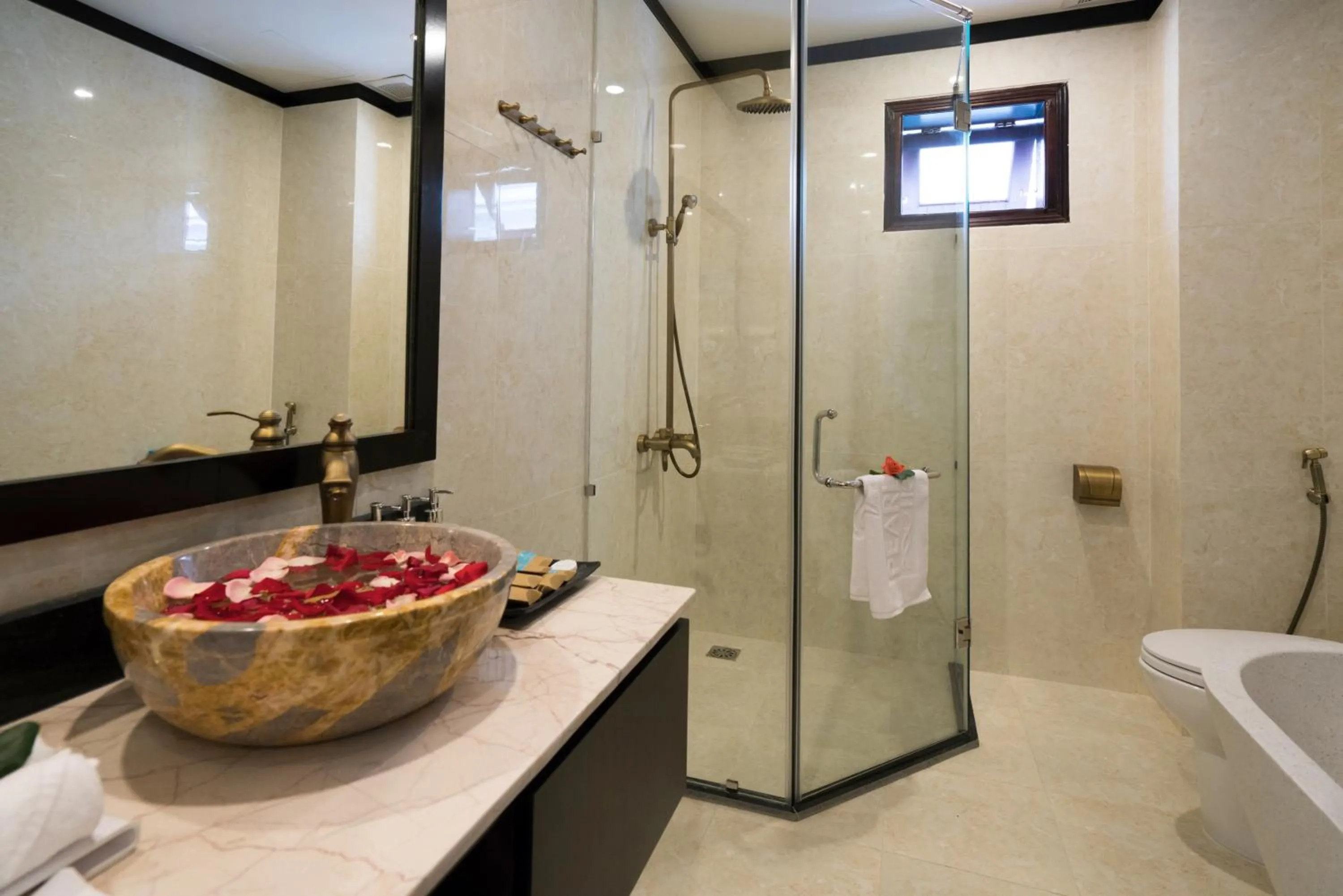 Shower, Bathroom in Pearl River Hoi An Hotel & Spa