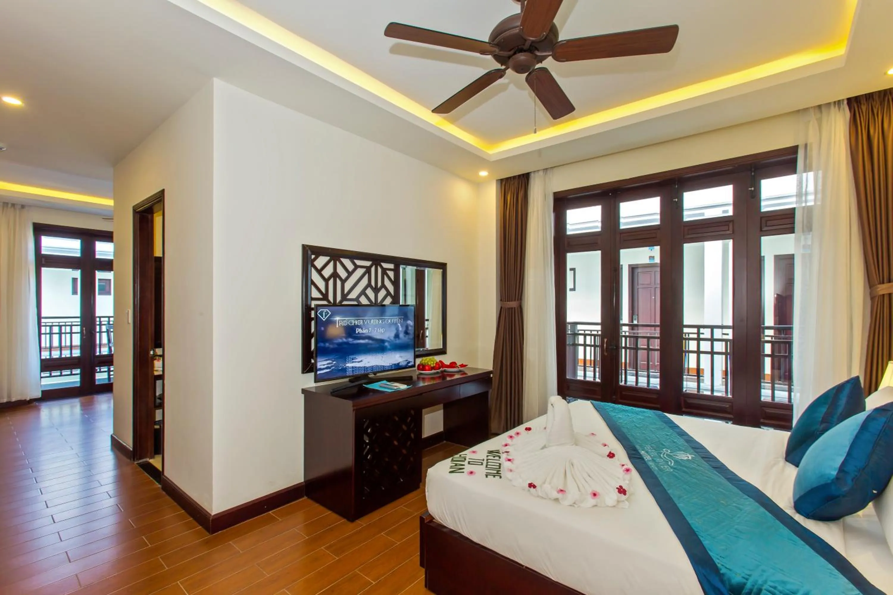 Family, TV/Entertainment Center in Pearl River Hoi An Hotel & Spa