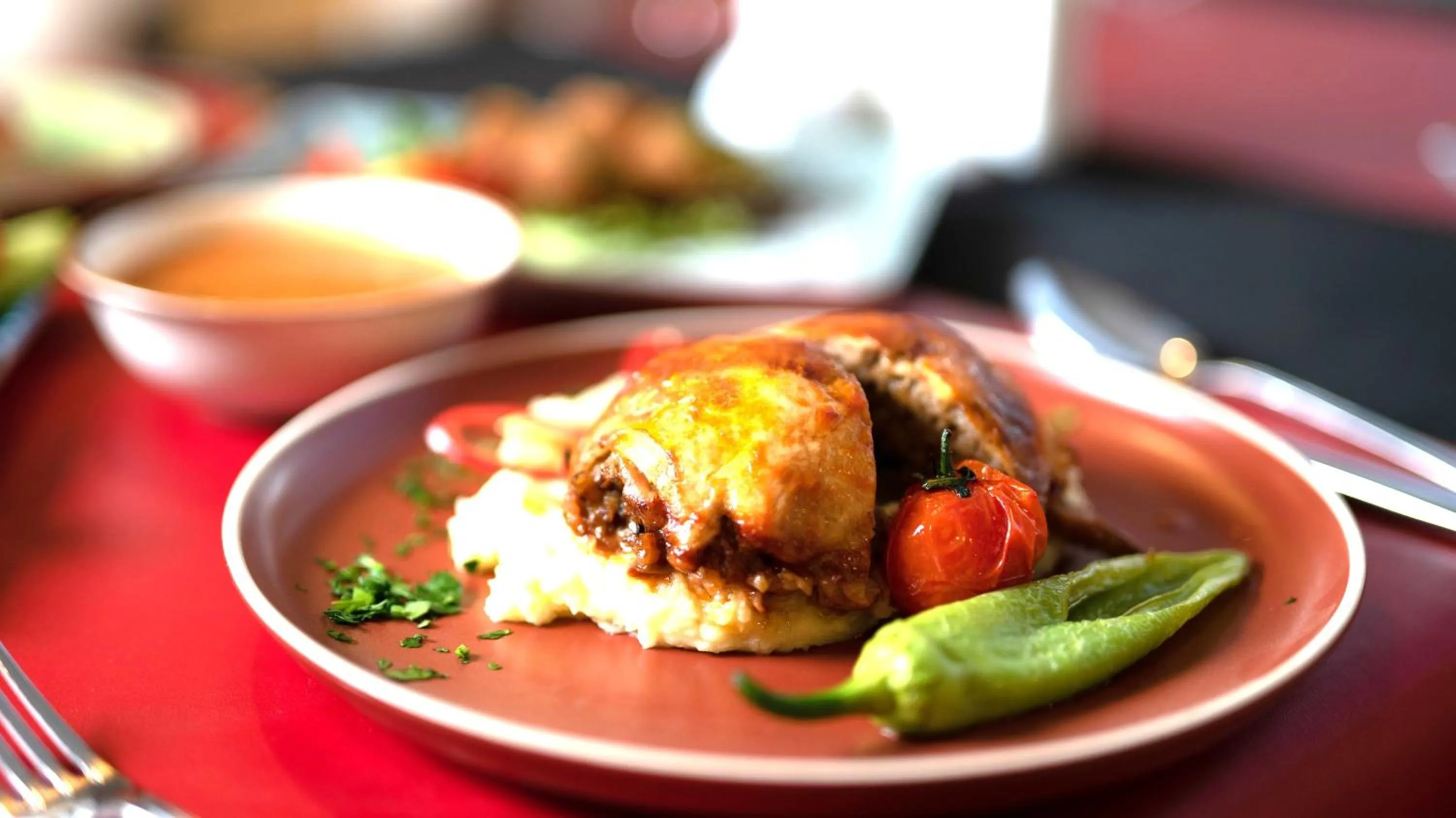 Food close-up in İstanbul Medikal Termal