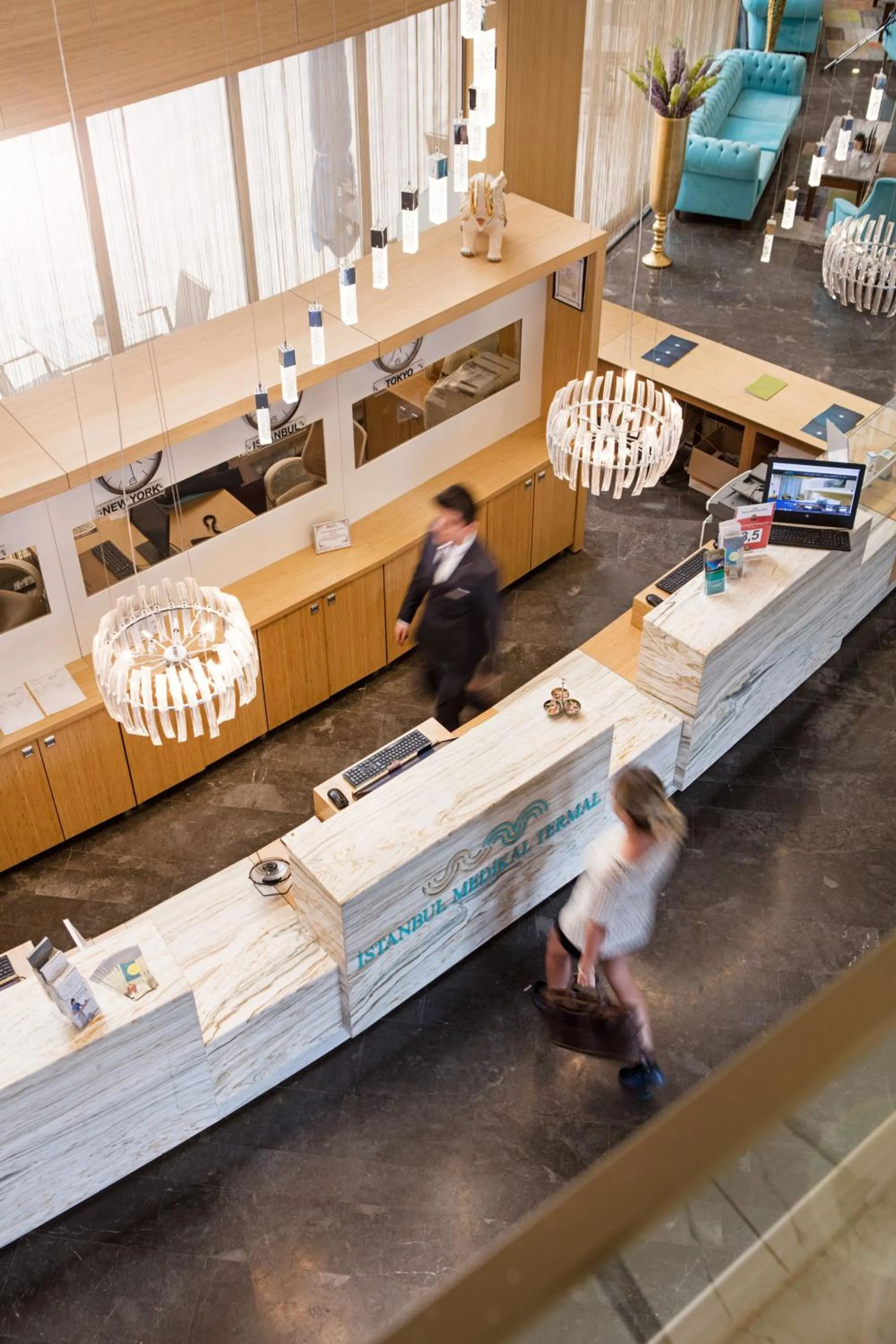 Lobby or reception in İstanbul Medikal Termal