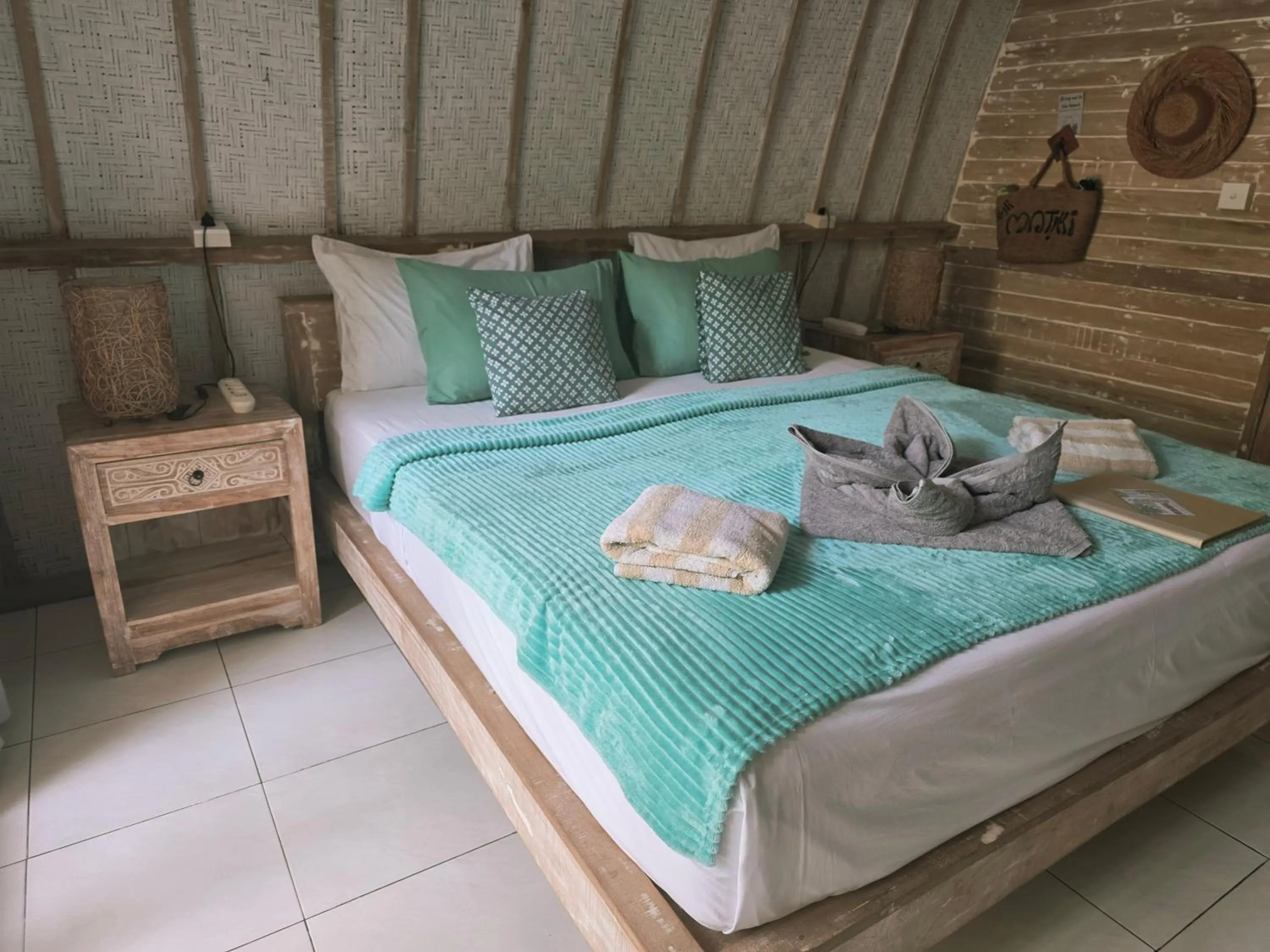 Bed in Gili Matiki