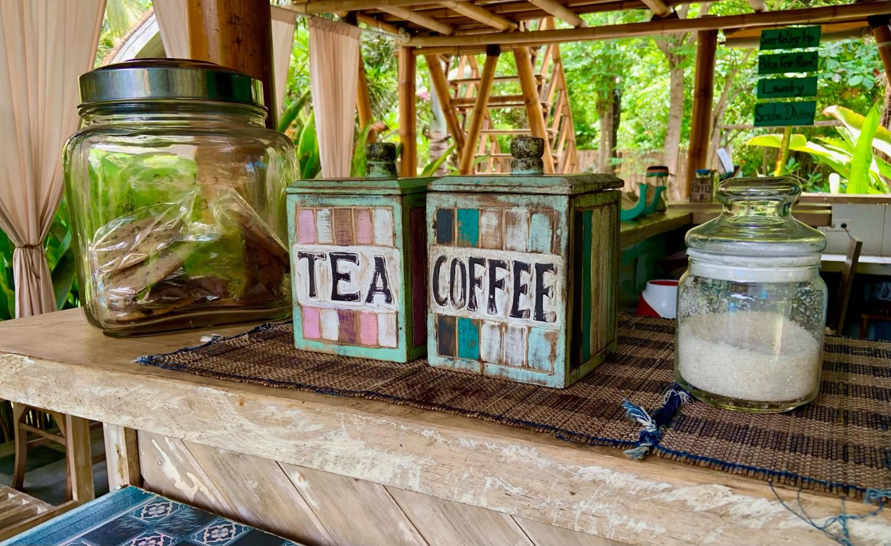 Coffee/tea facilities in Gili Matiki